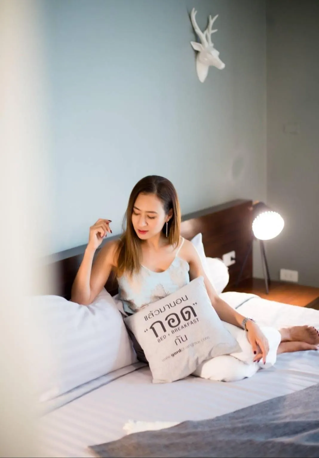 People, Bed in Gord ChiangMai Hotel