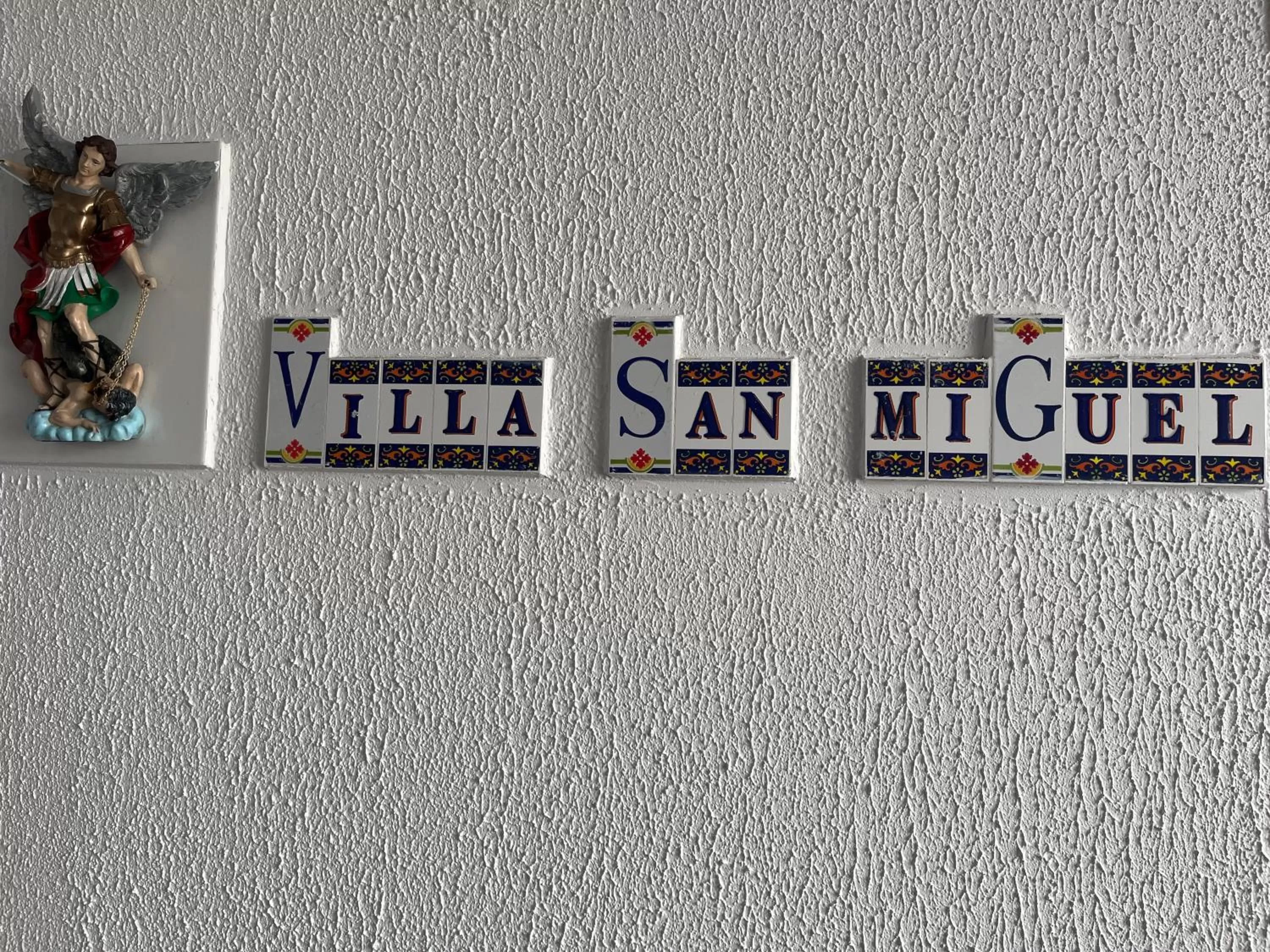 Logo/Certificate/Sign in Villa San Miguel