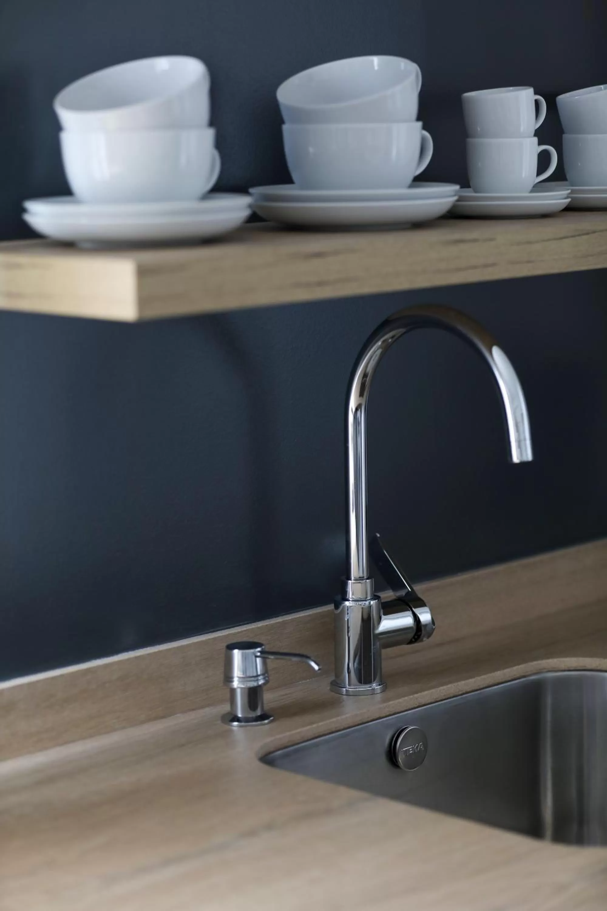 Kitchen or kitchenette in Le Petit Boutique Hotel