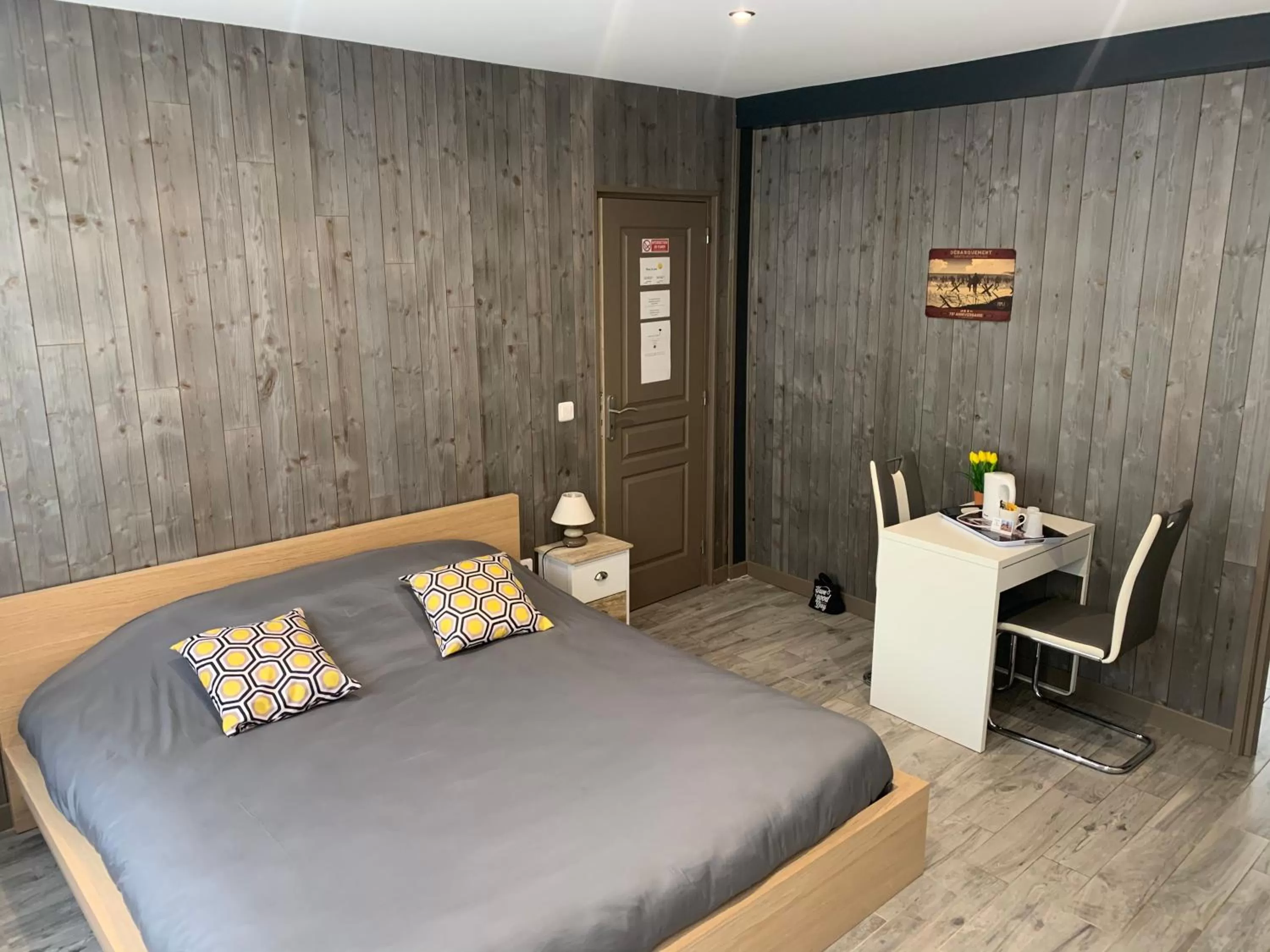 Bed in Chambres d'hôtes de l'Eglise