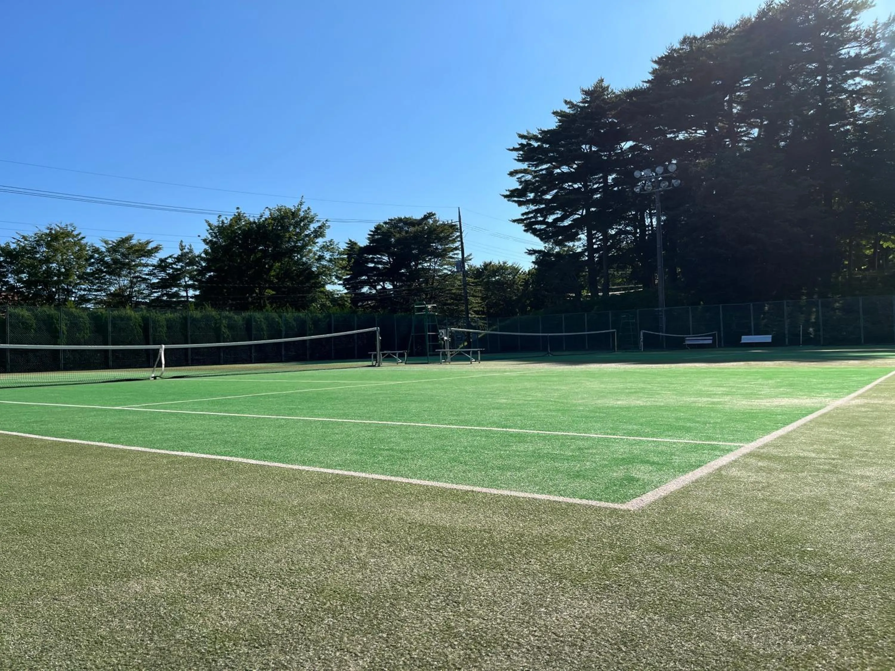 Tennis court in Hotel Laforet Shuzenji