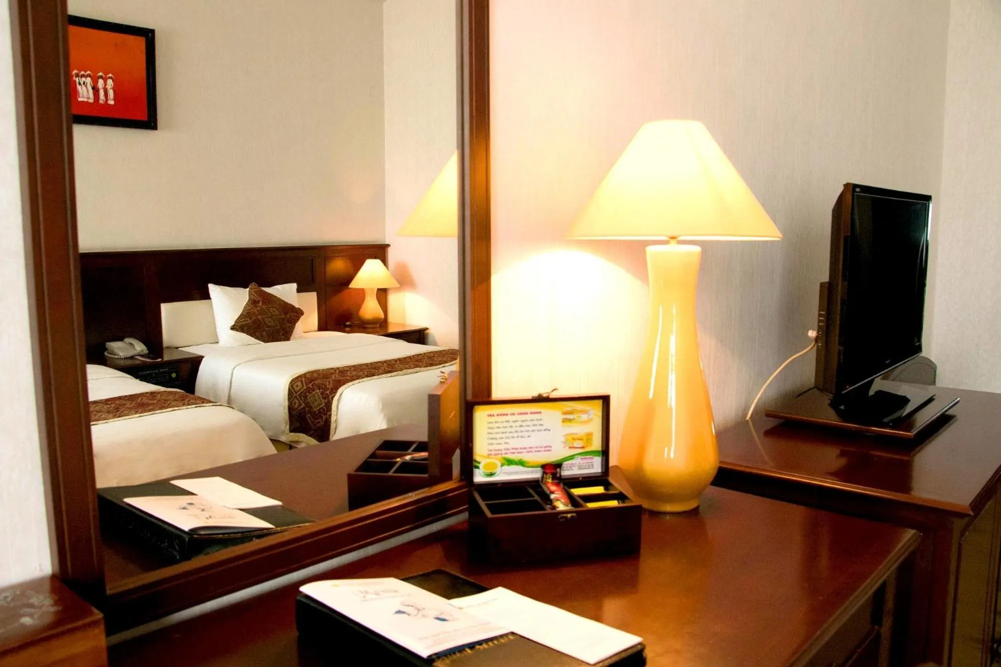 Bed in Saigon Quy Nhon Hotel