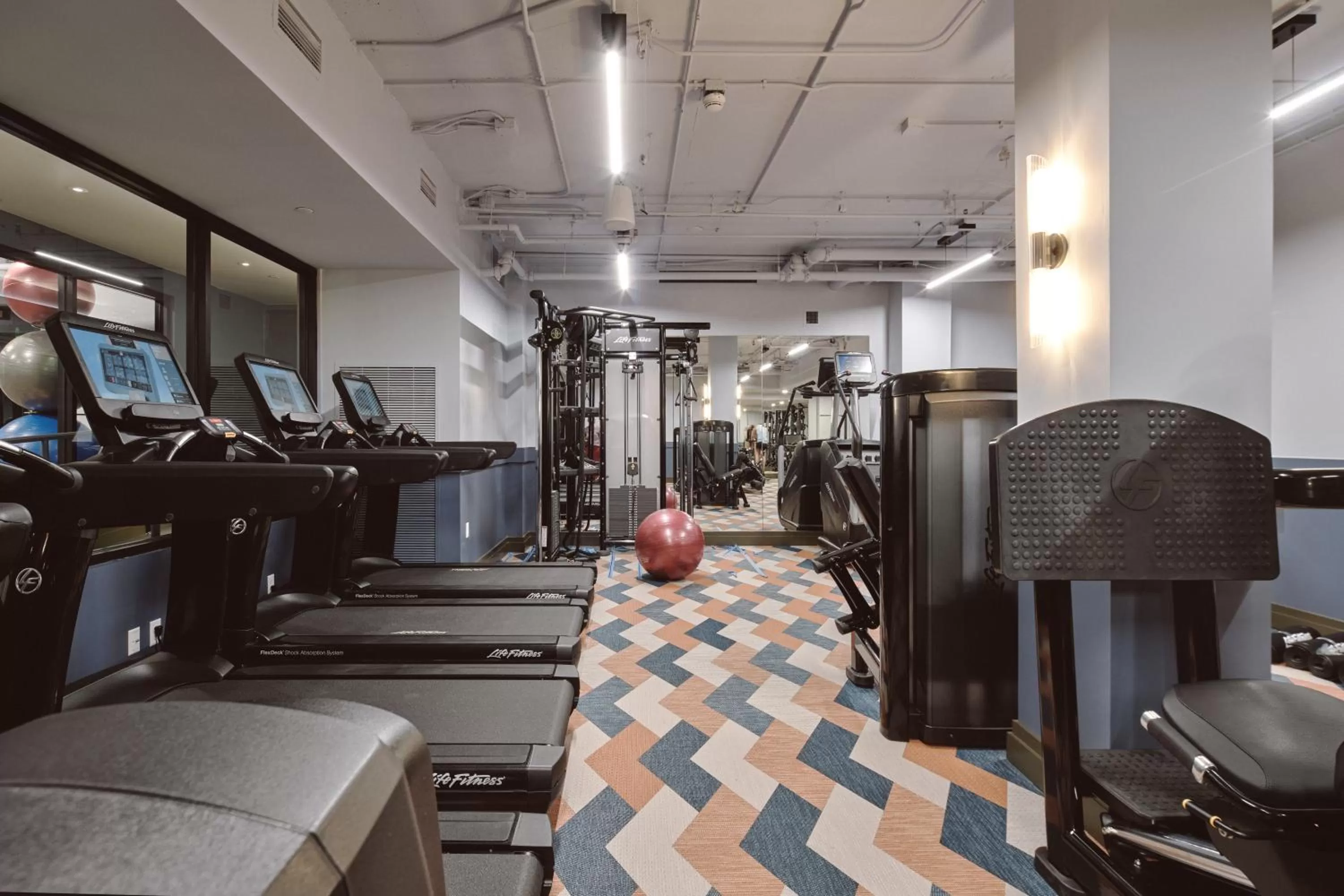 Fitness centre/facilities in Clayton Hotel & Members Club
