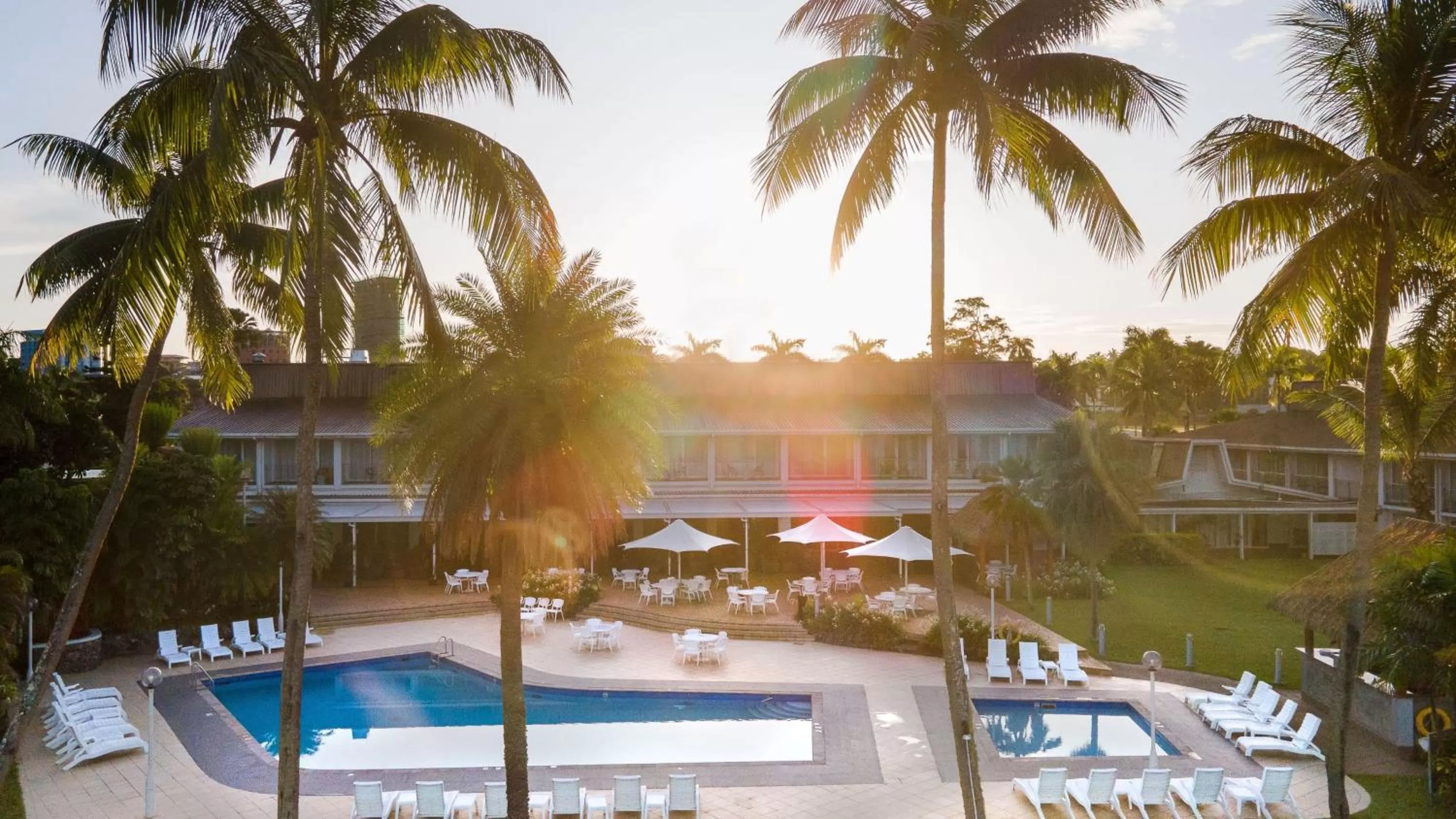 Swimming pool in Holiday Inn Suva by IHG