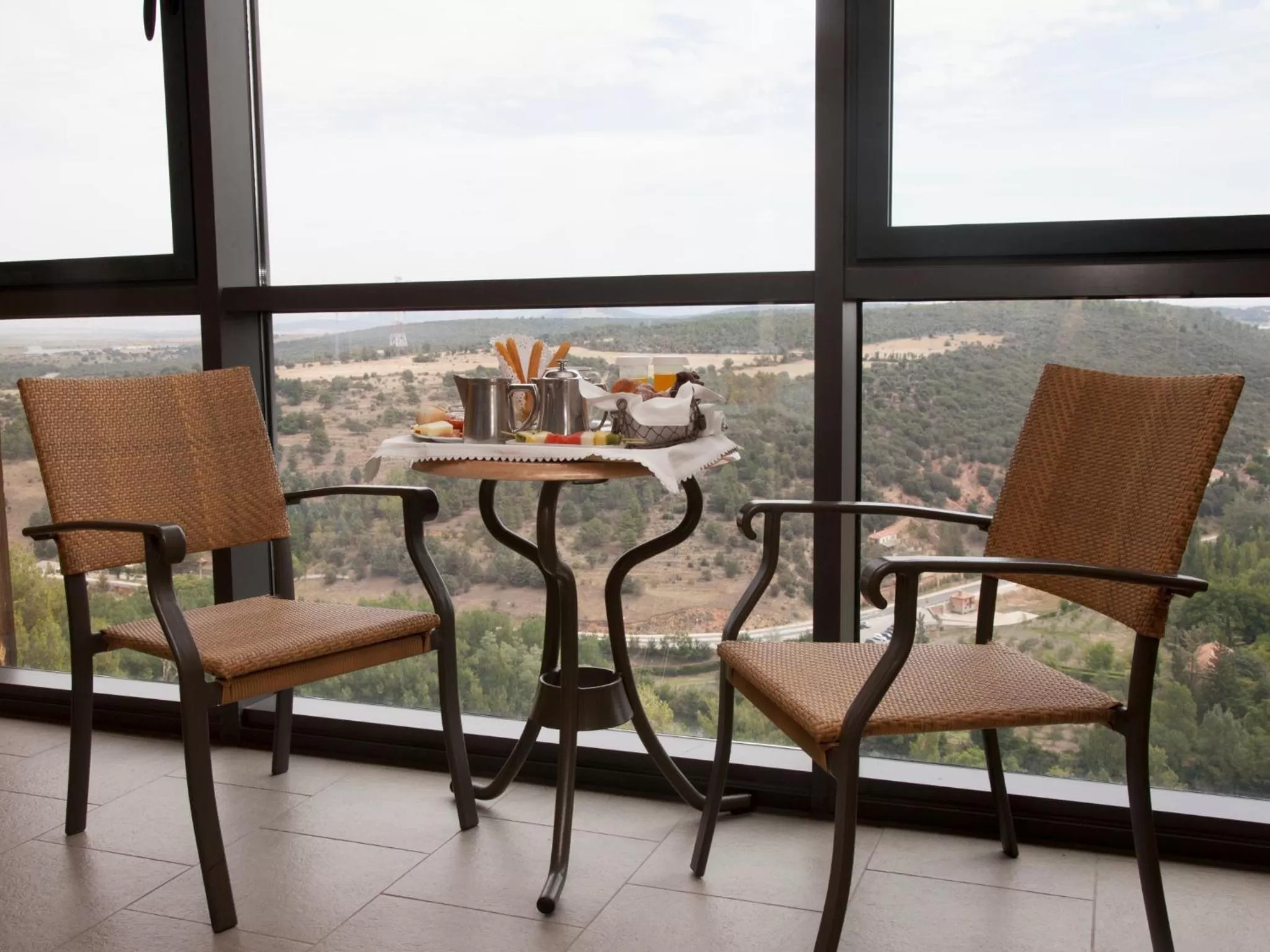 Continental breakfast in Parador de Soria