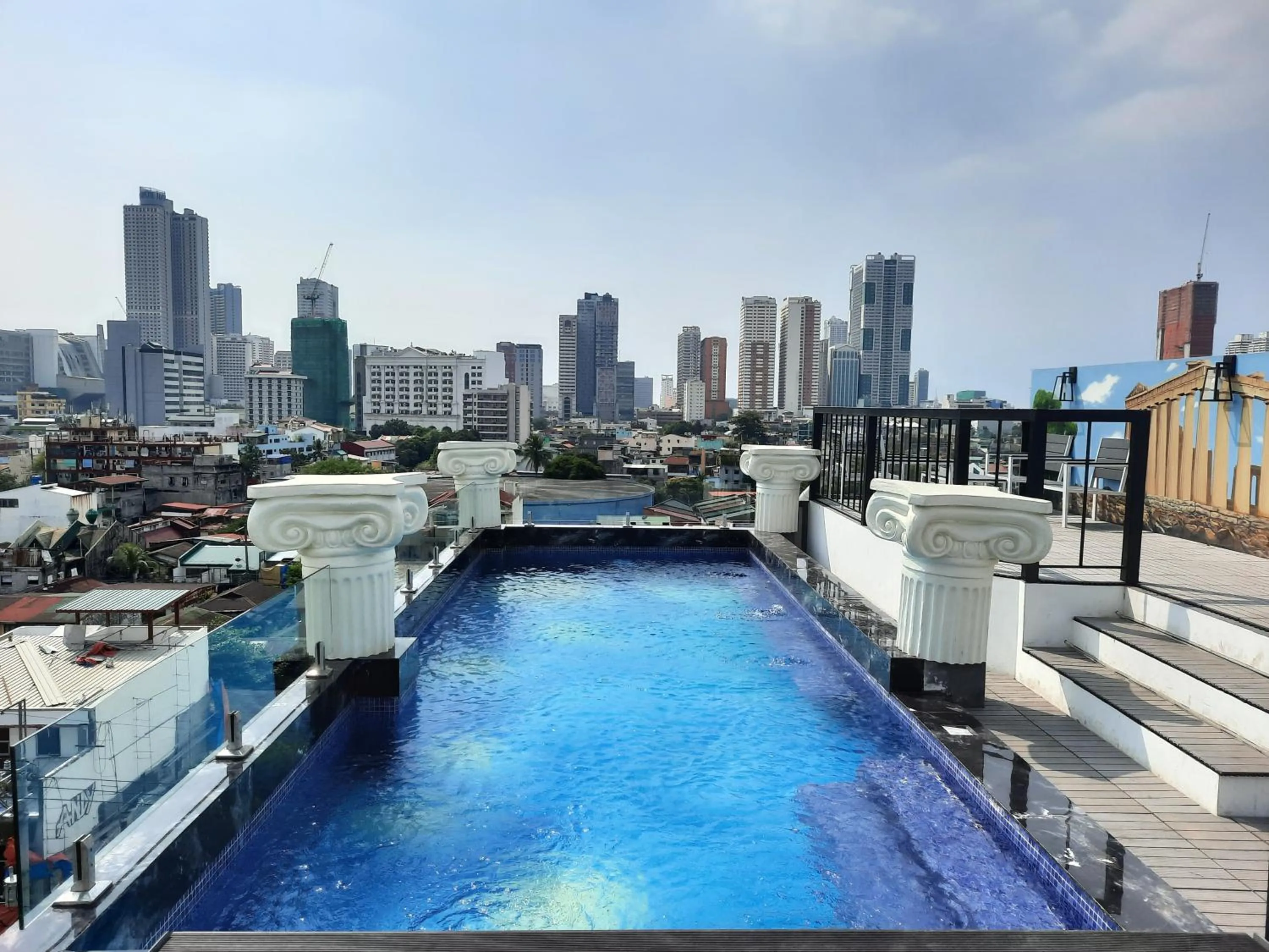 Swimming pool in Heroes Hotel