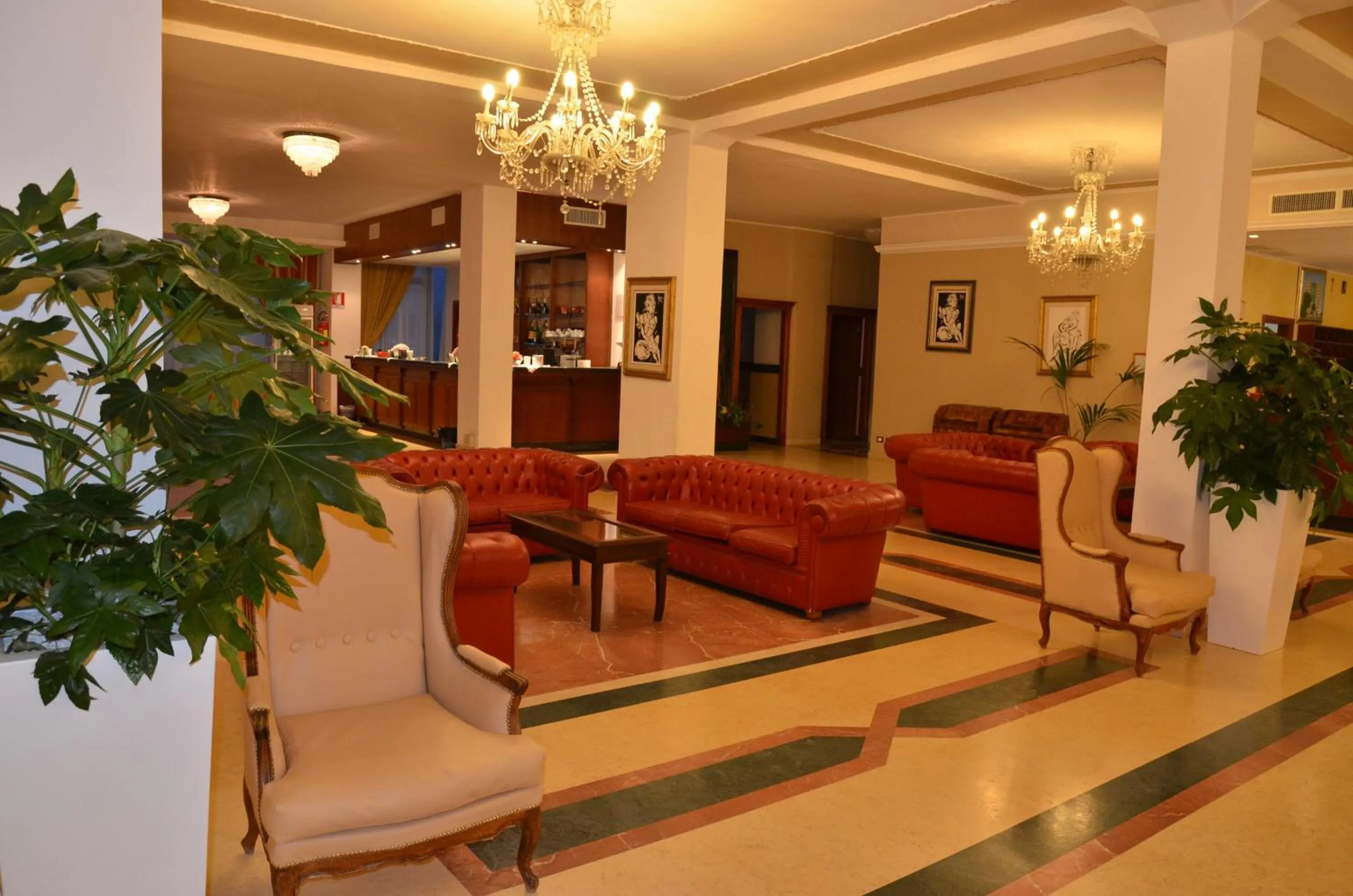 Lobby or reception in Grand Hotel Montesilvano
