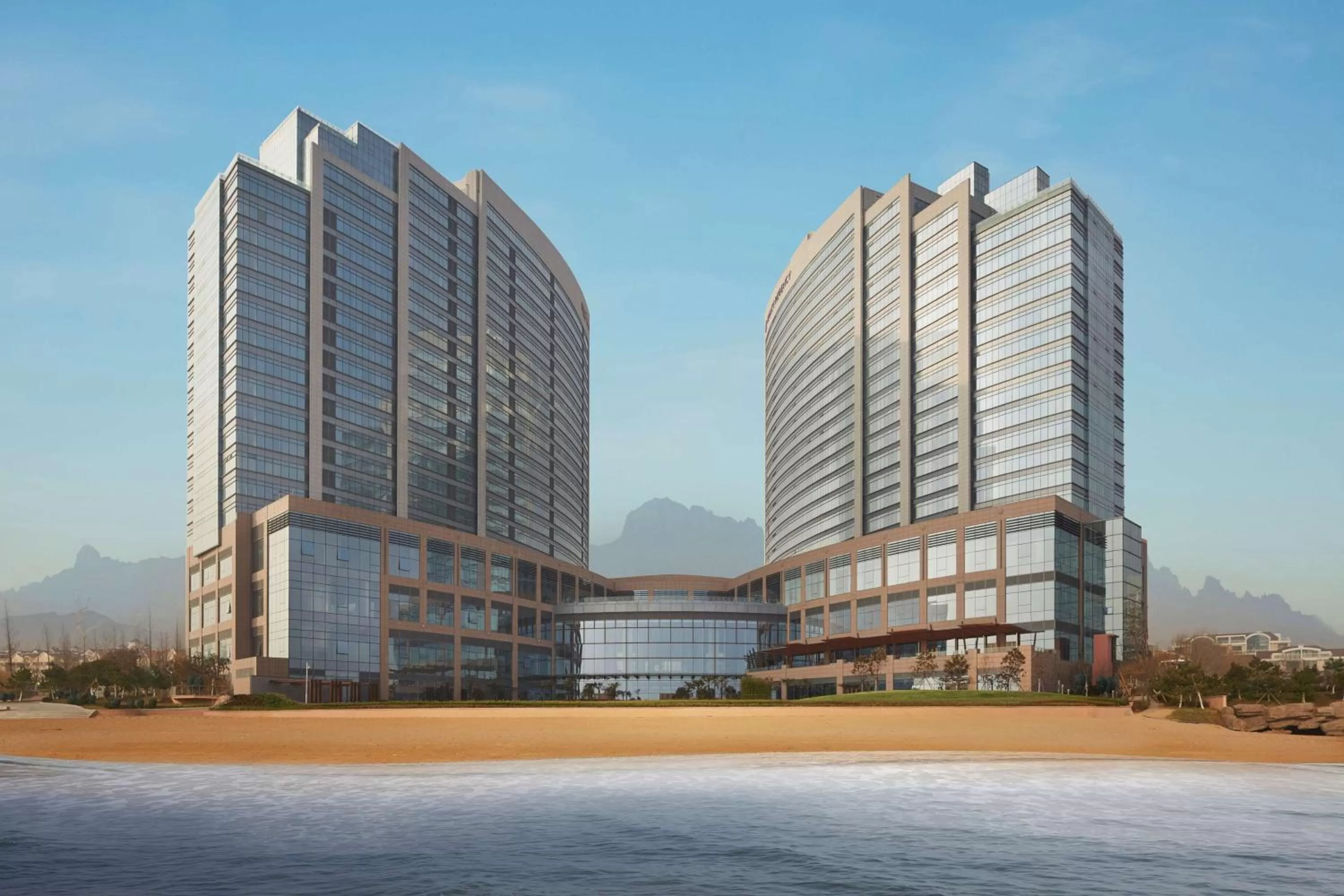 Property building in Hyatt Regency Qingdao - Stone old beach - Exhibition Center