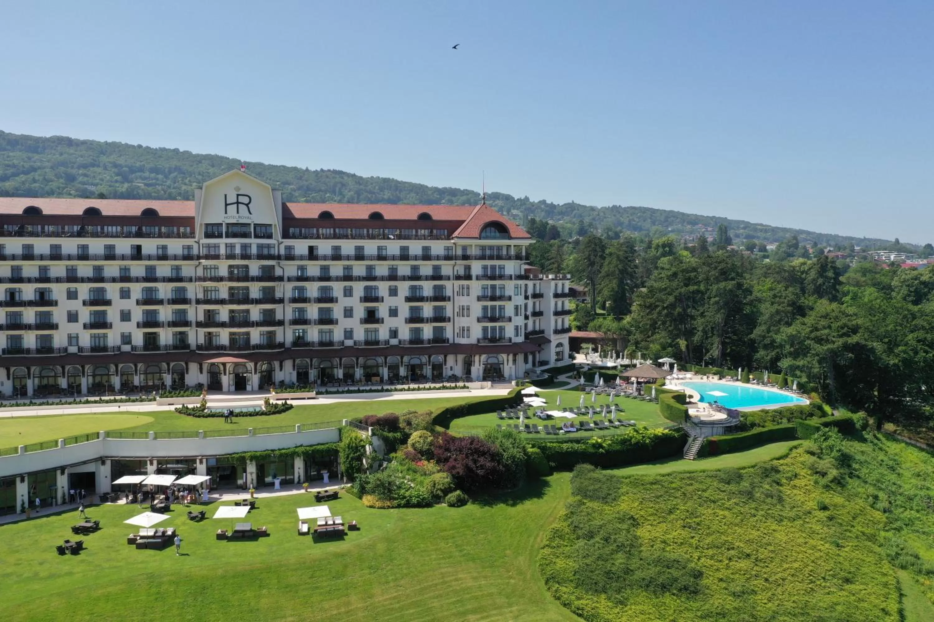 Bird's eye view in Hôtel Royal