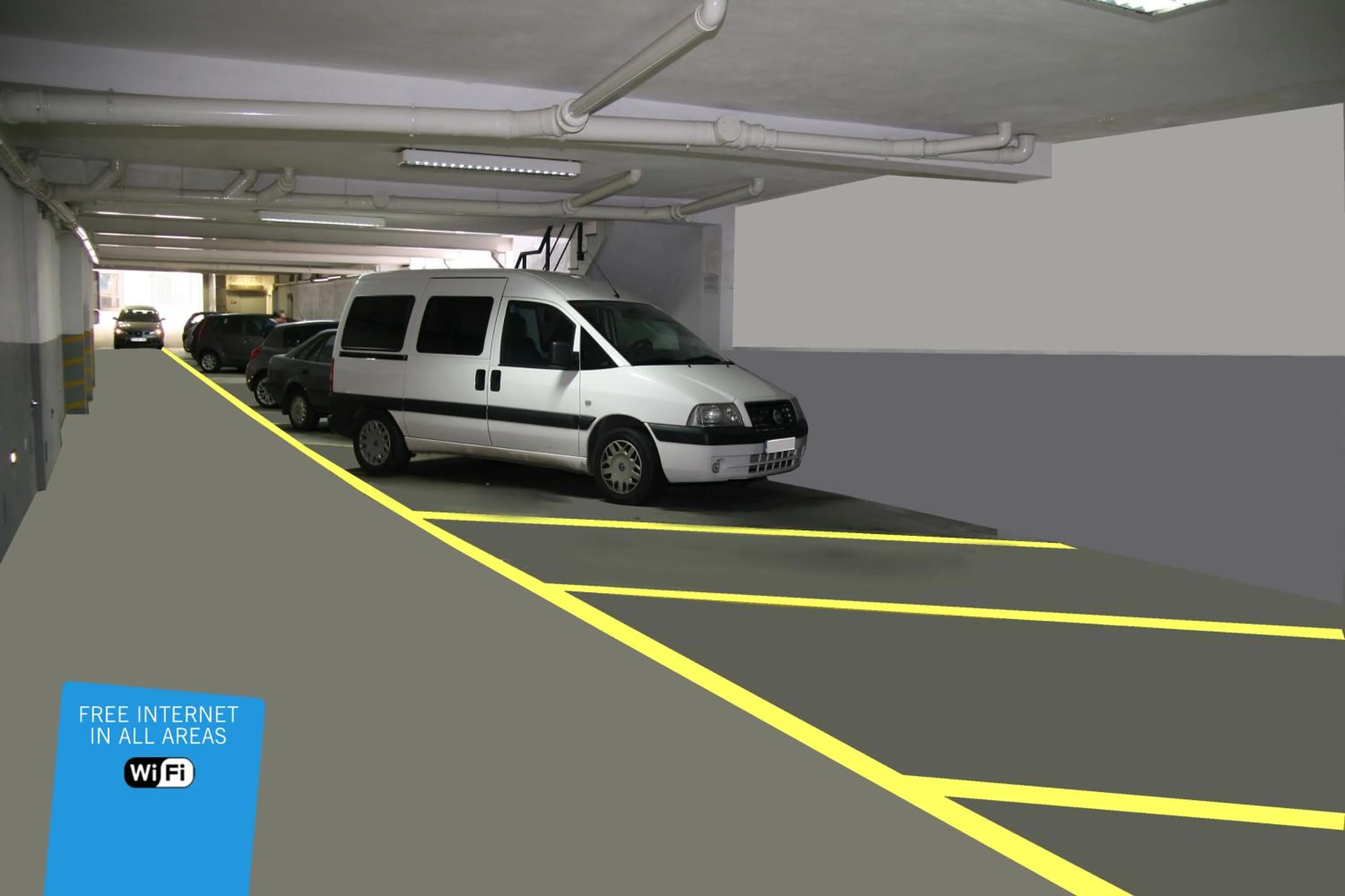 Facade/entrance in Hotel America