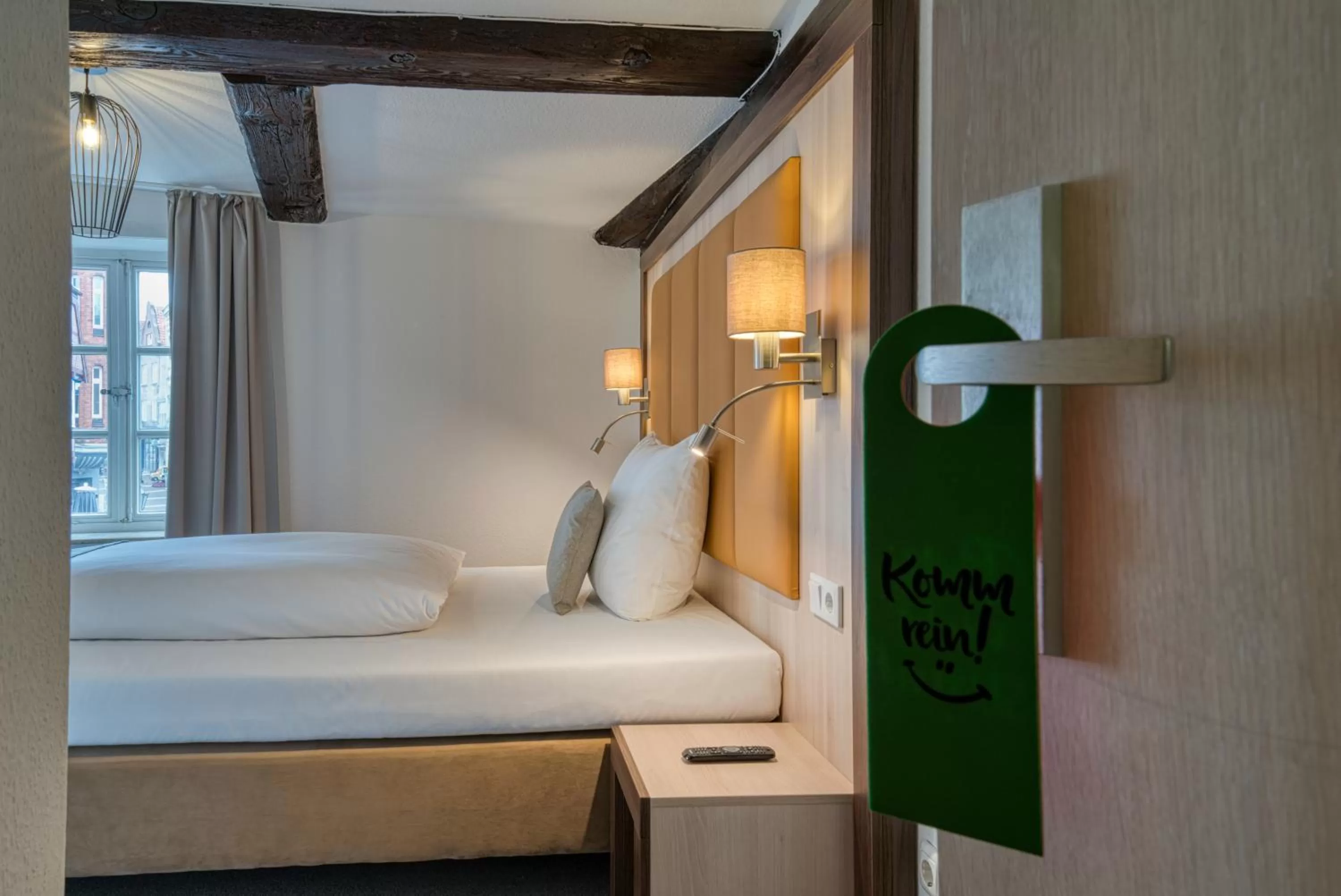 Bed in Hotel Am Fischmarkt