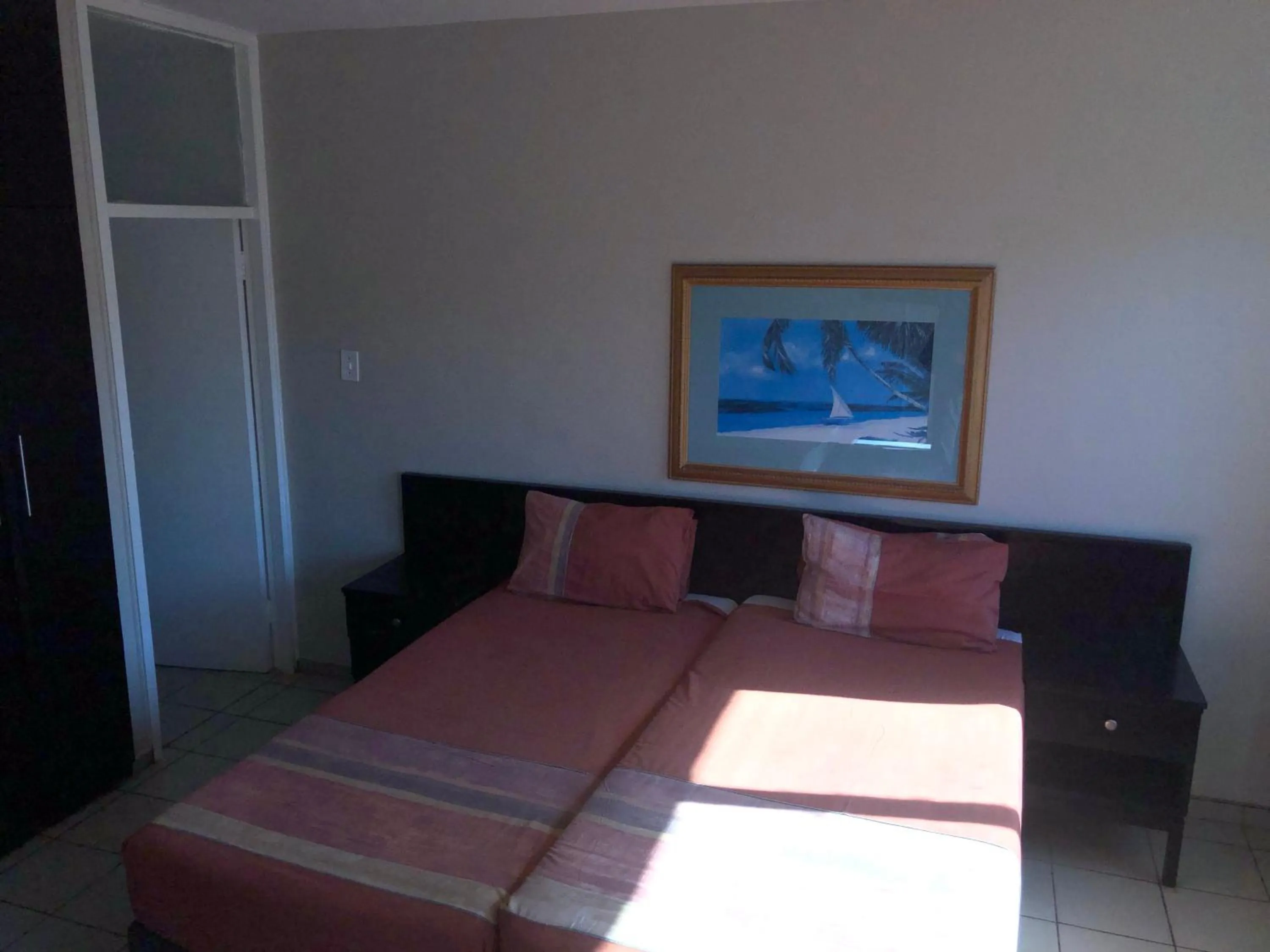 Bed in Coastlands Durban Self Catering Holiday Apartments