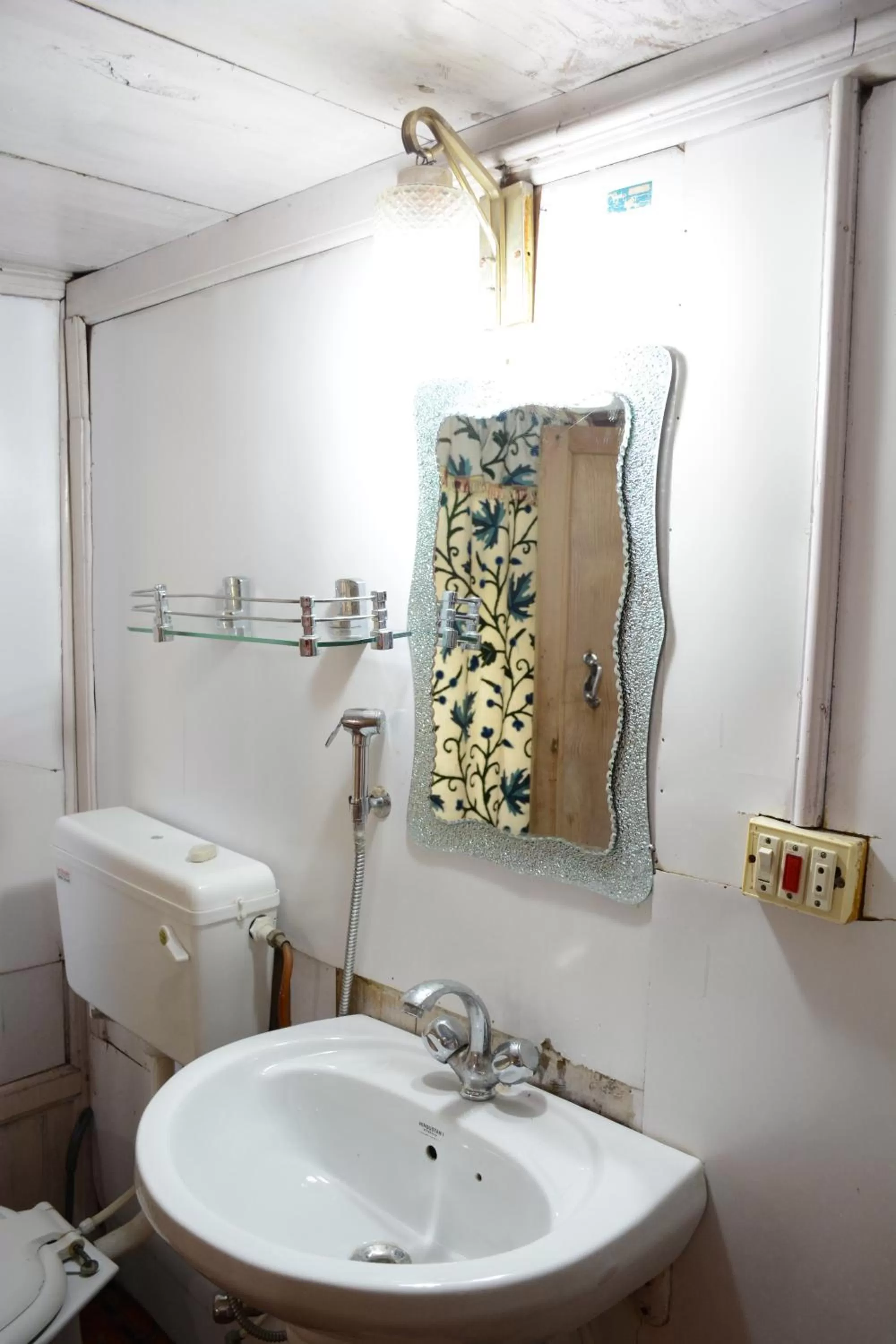 Toilet in Houseboat Zaindari Palace