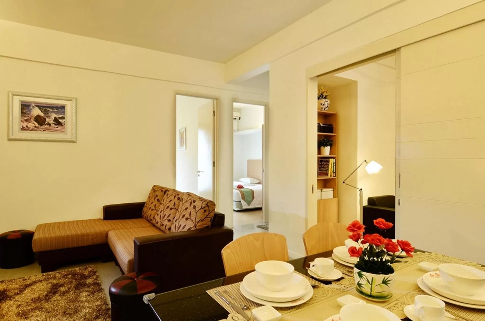 Living room in One-Stop Residence & Hotel