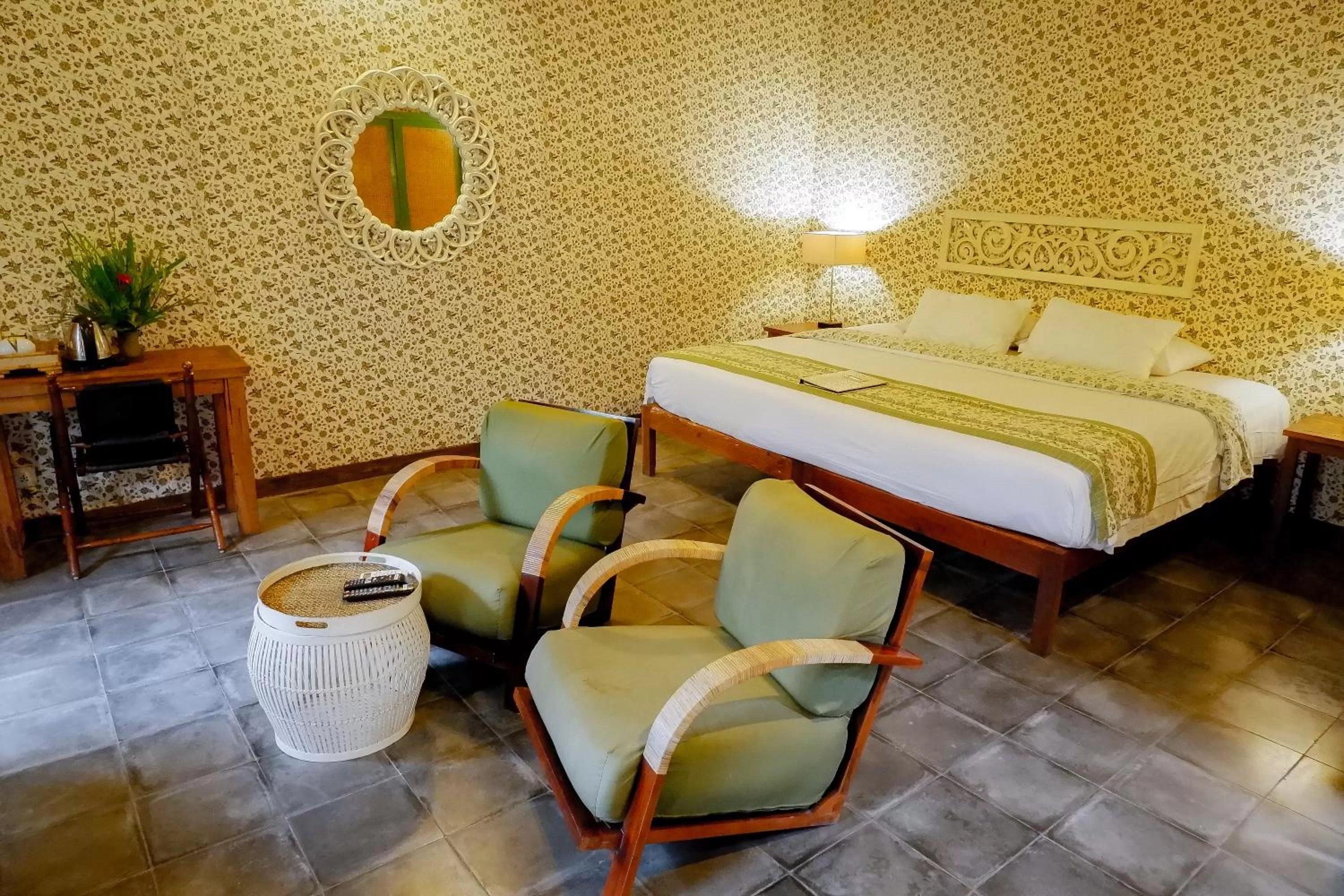 Bedroom, Bed in D'omah Yogya Hotel