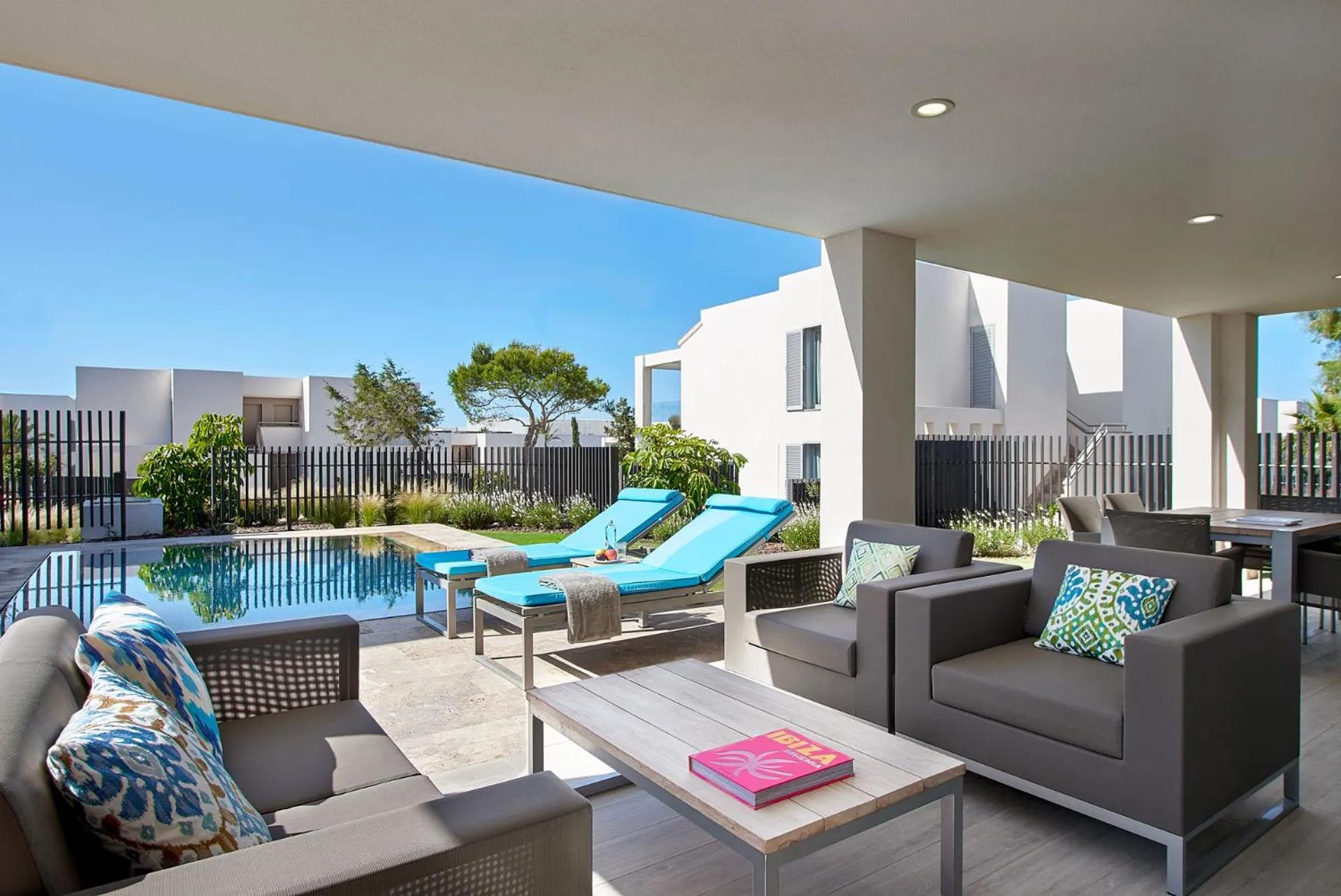 Patio in 7Pines Resort Ibiza, part of Destination by Hyatt