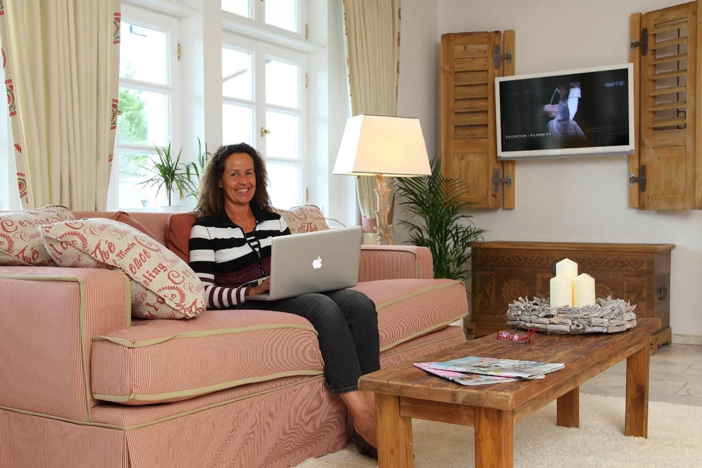 Lobby or reception in Hotel Garni Dorfkammer