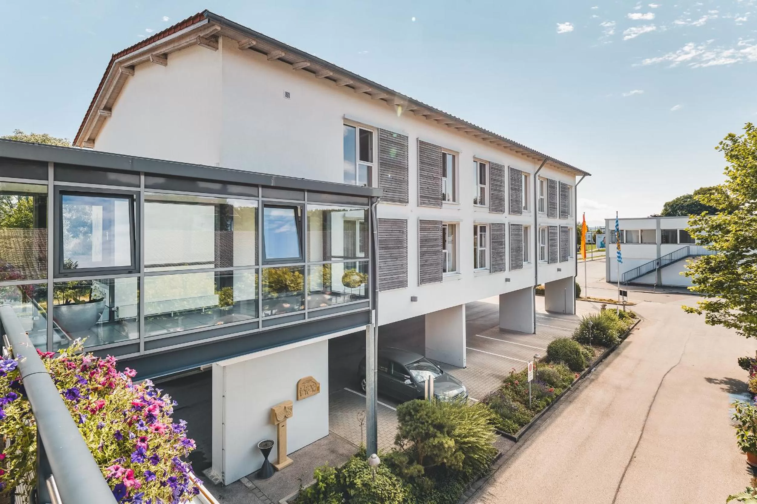 Property building in Hotel Am Kamin