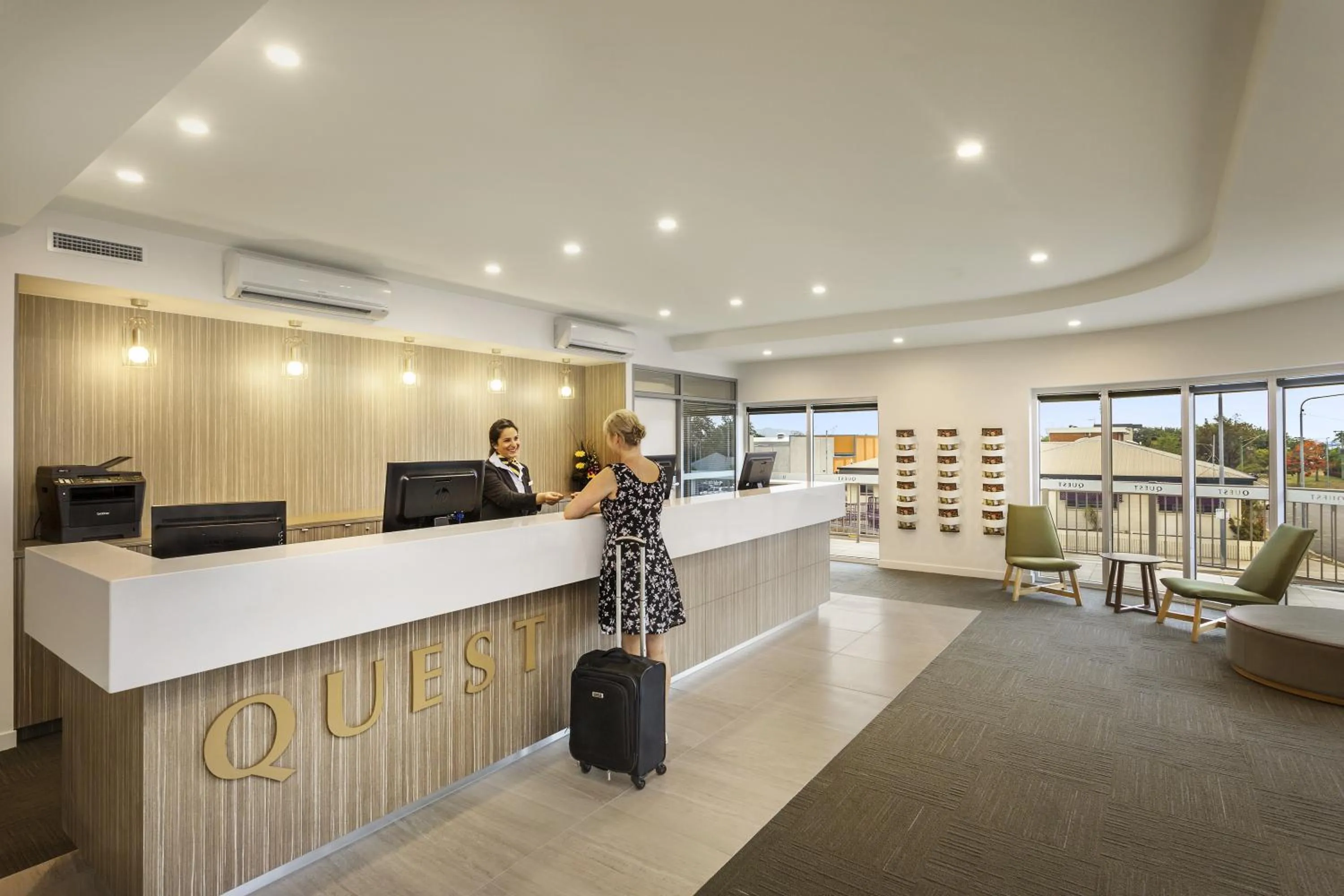 Lobby or reception in Quest Townsville on Eyre