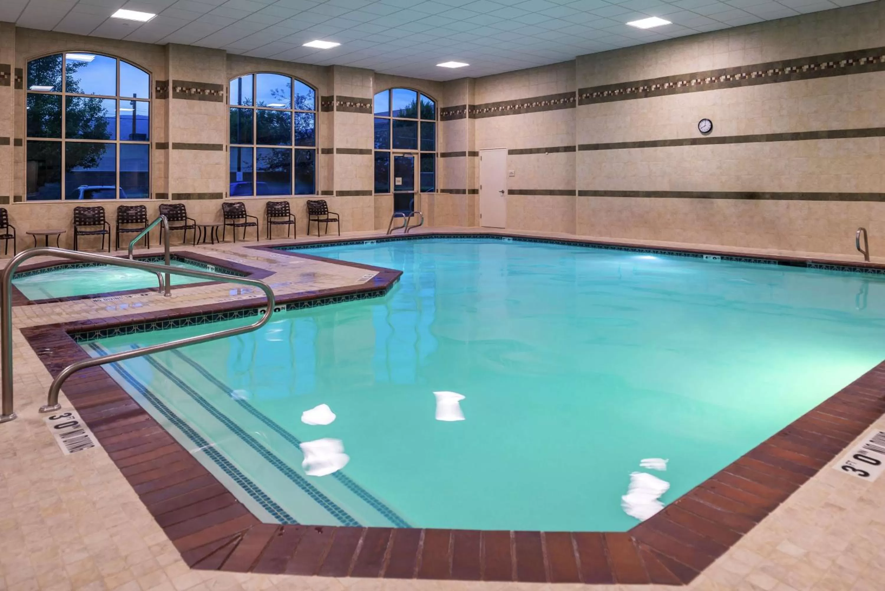 Pool view in Hilton Garden Inn Salt Lake City Downtown