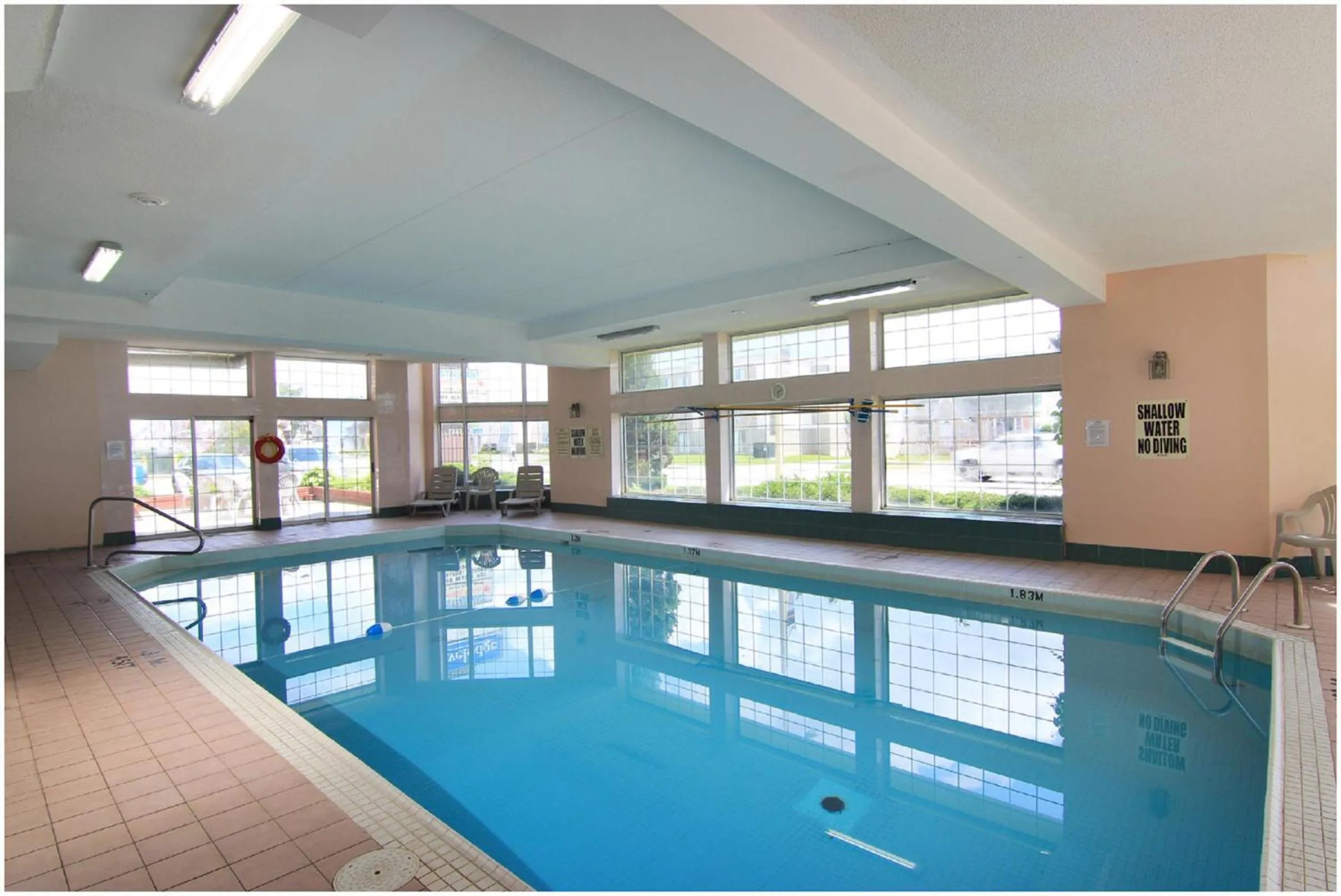 Swimming Pool in Travelodge by Wyndham Niagara Falls Lundys Lane