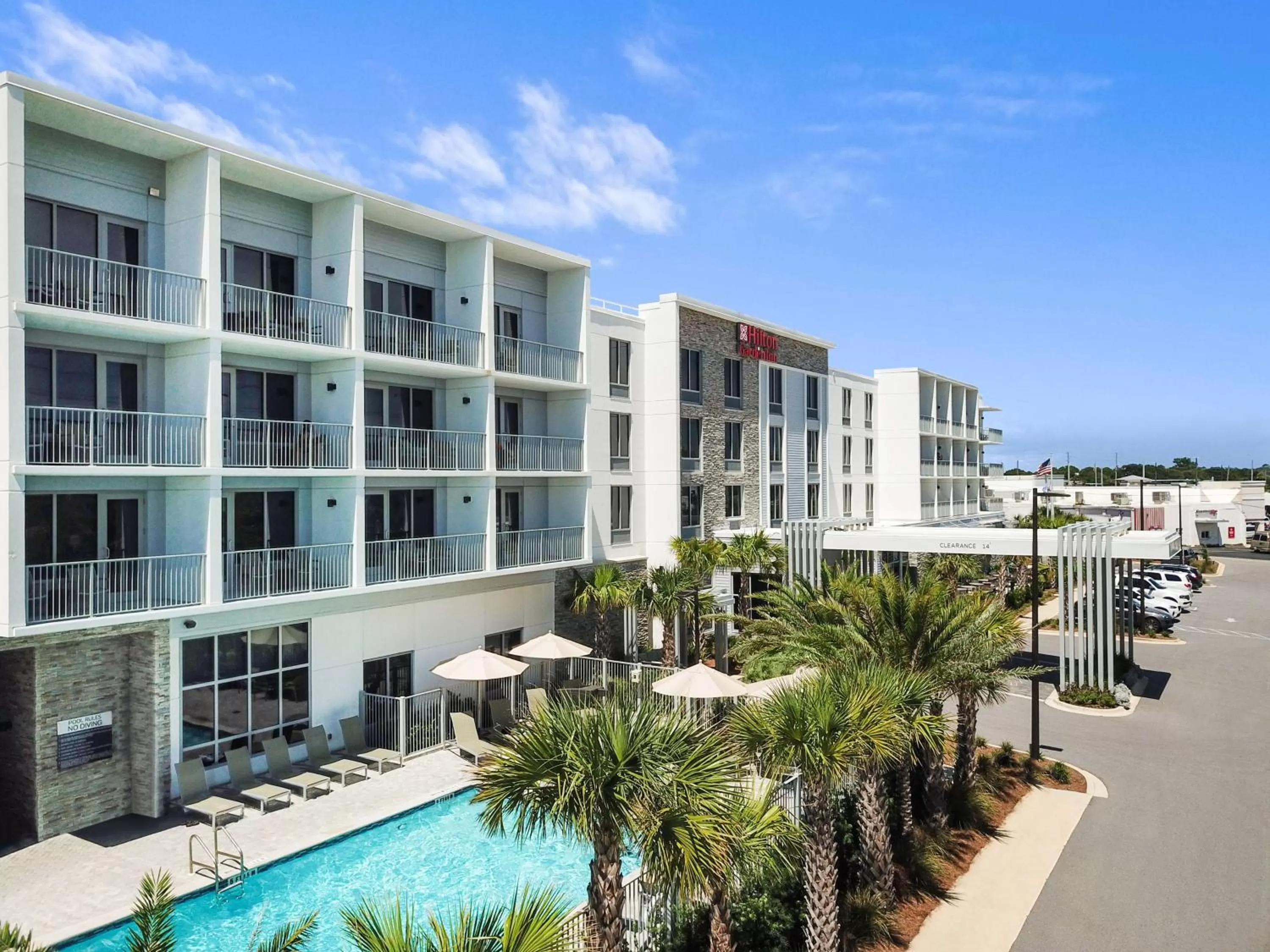 Property building in Hilton Garden Inn Destin Miramar Beach, Fl