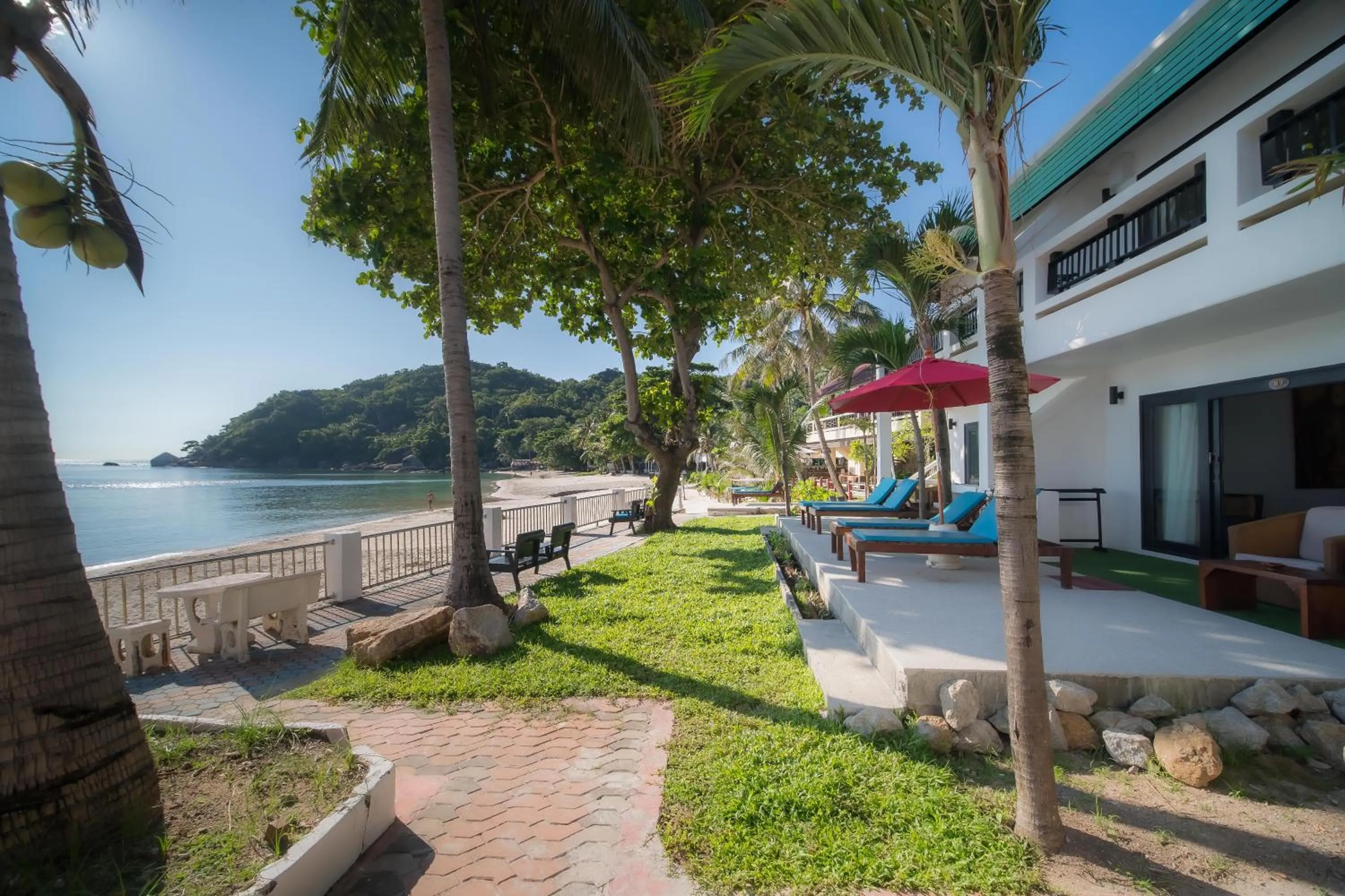 Patio in Crystal Bay Beach Resort