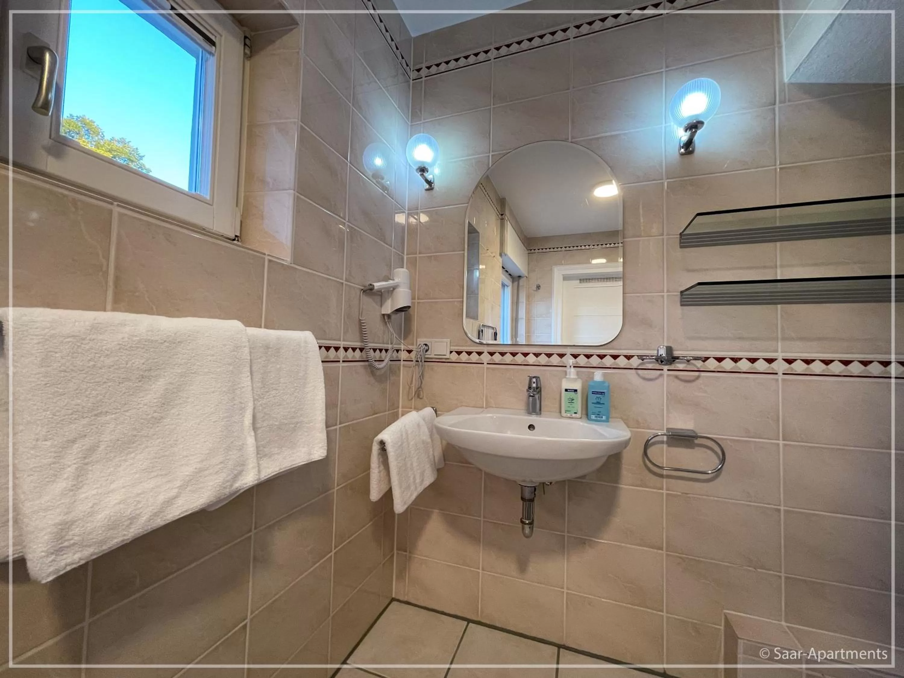 Bathroom in Saar-Apartments