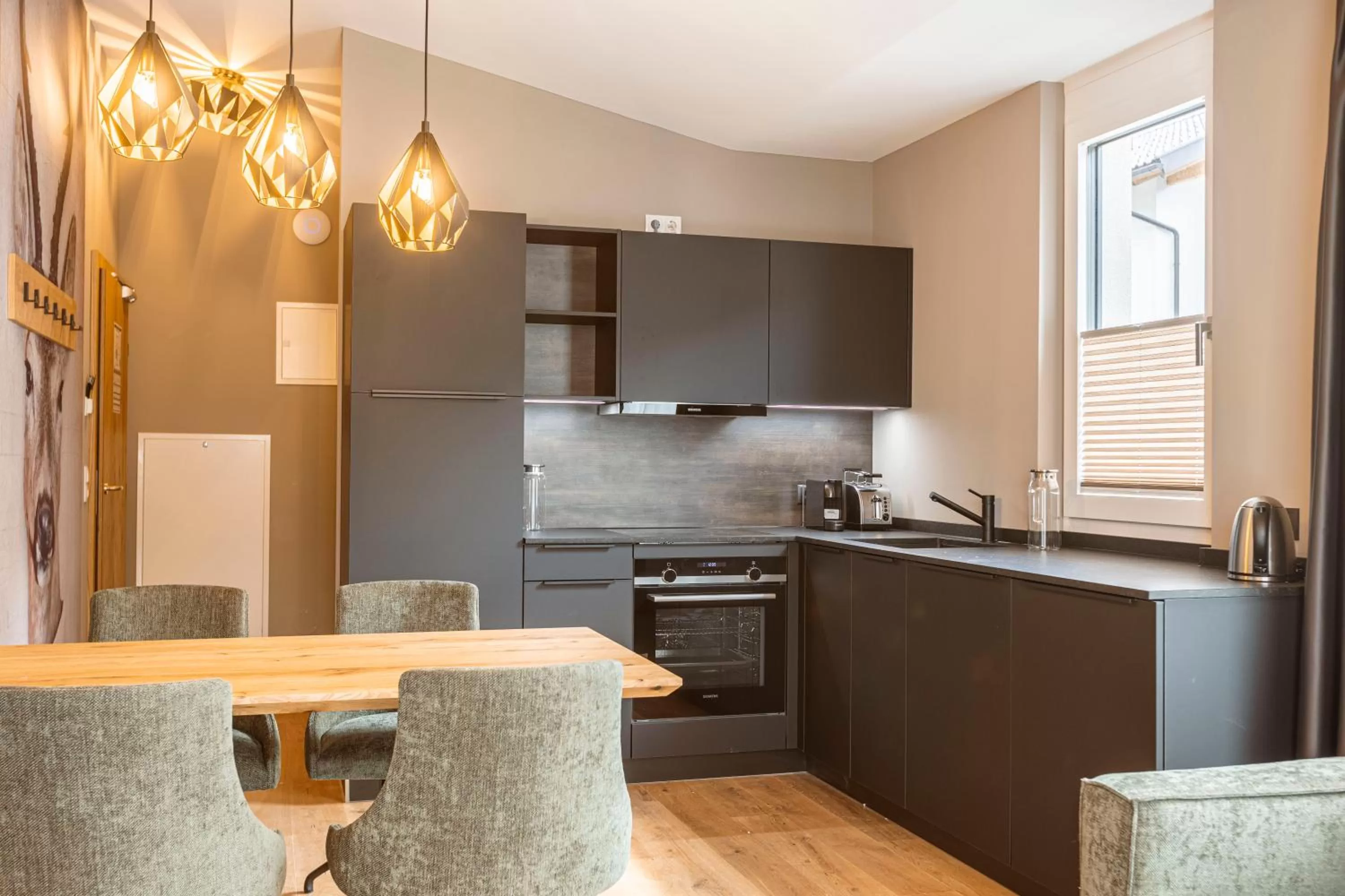 Kitchen or kitchenette in Zillertal Suites Fügen by ALPS RESORTS