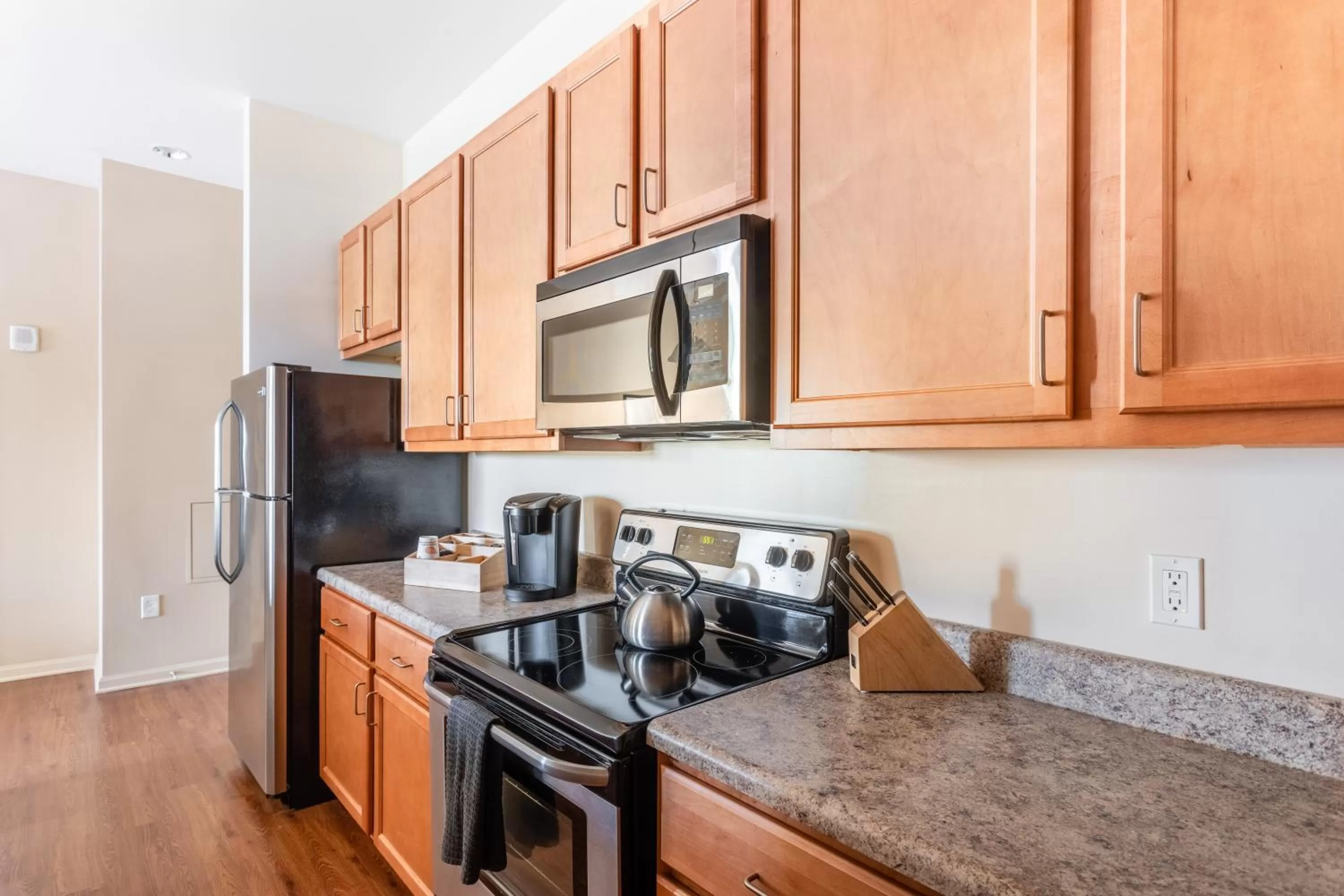 kitchen in Mint House Greenville - Downtown