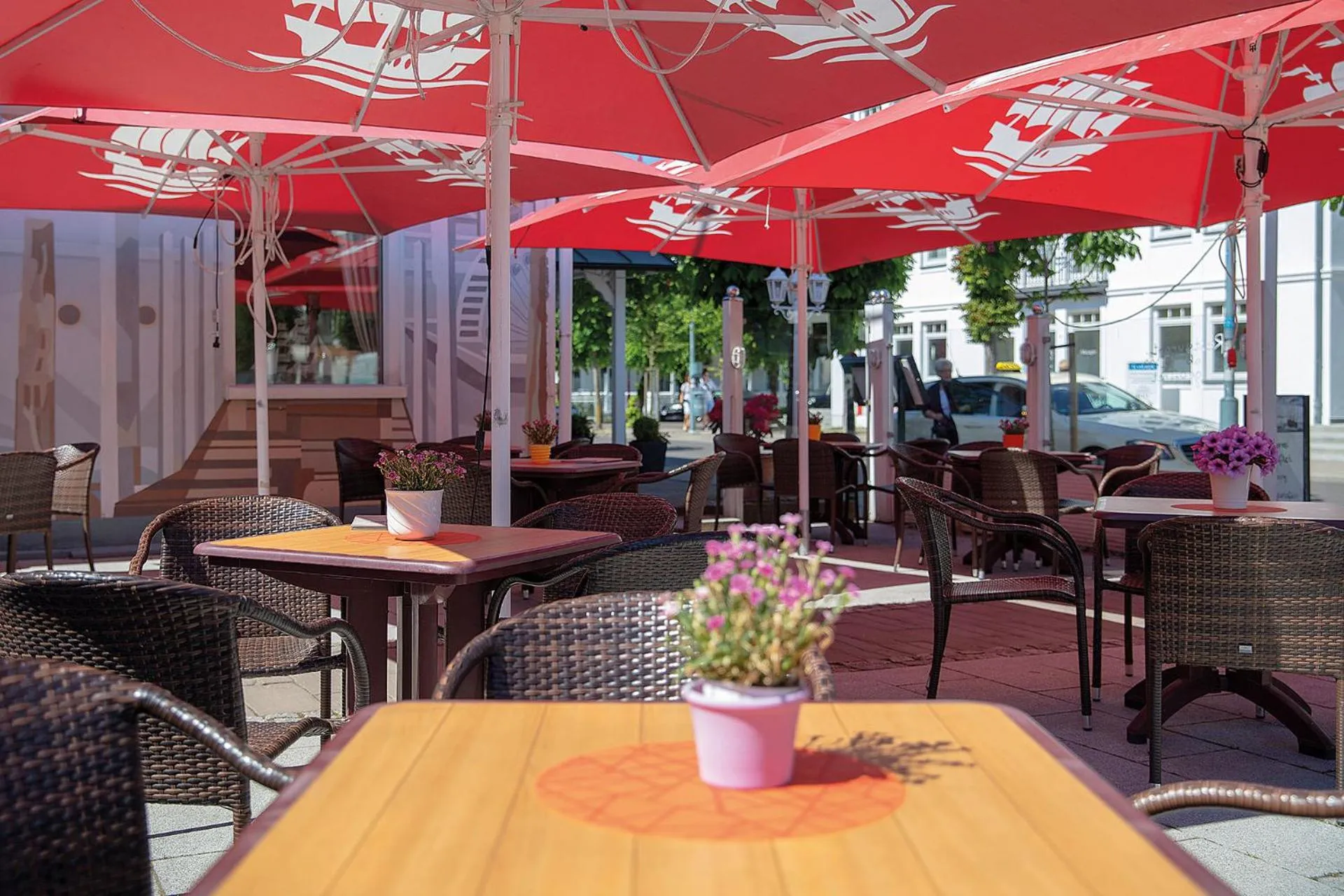 Restaurant/places to eat in Hotel Deutsche Flagge