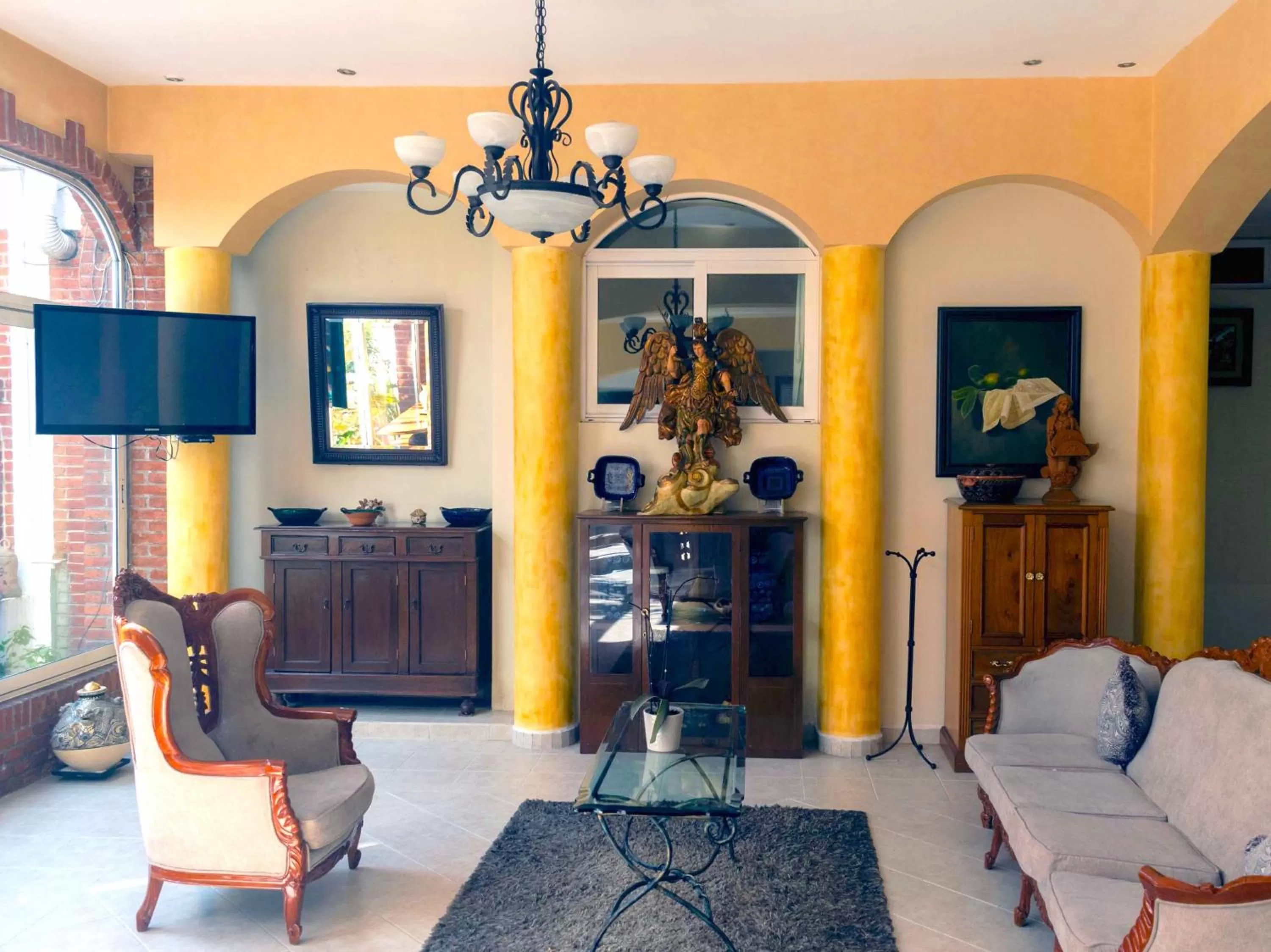 Lobby or reception in Biohotel Boutique Metepec