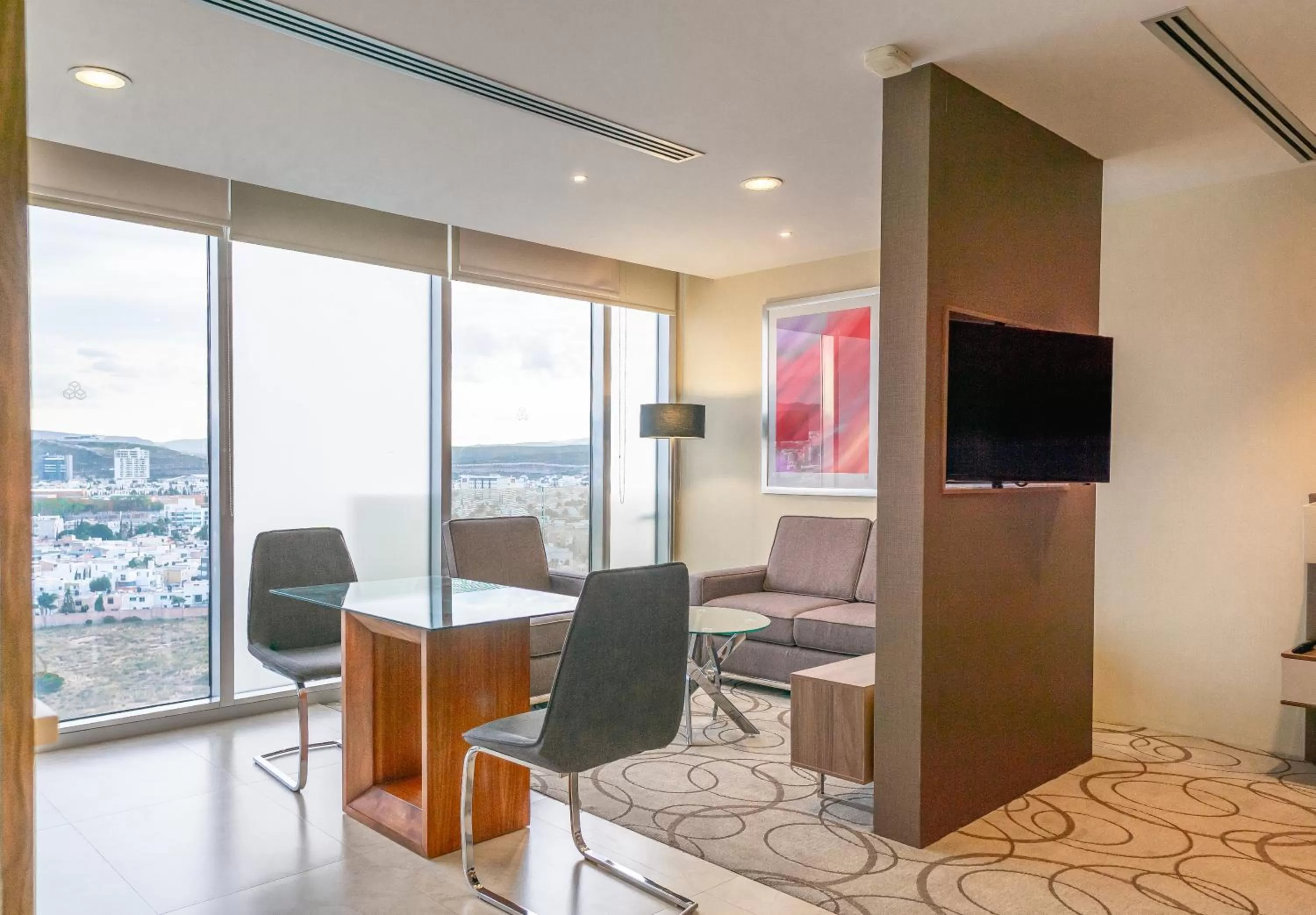 Communal lounge/ TV room in The View Hotel by Covalia