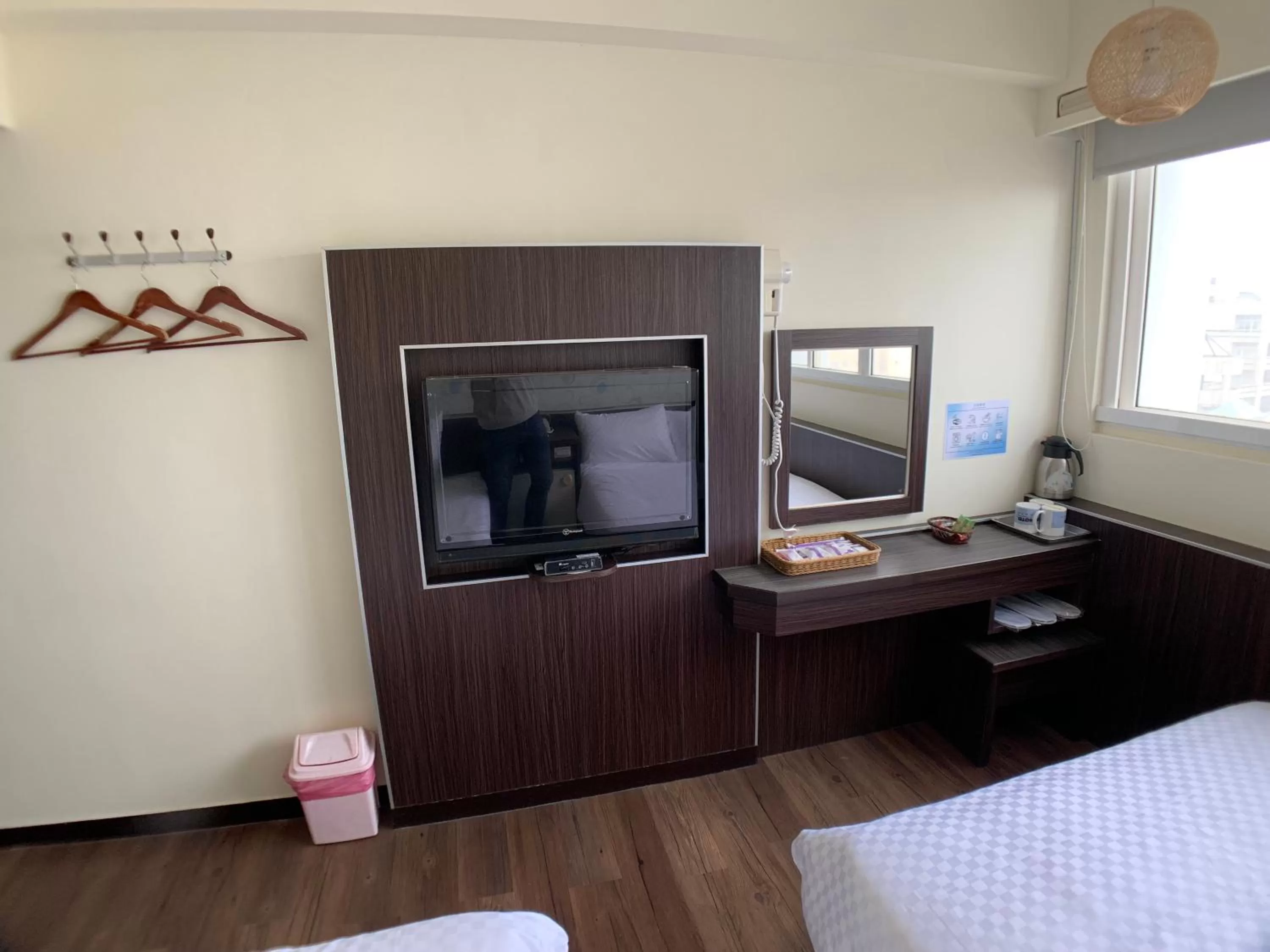 TV and multimedia, Bed in Penghu An-I Hotel