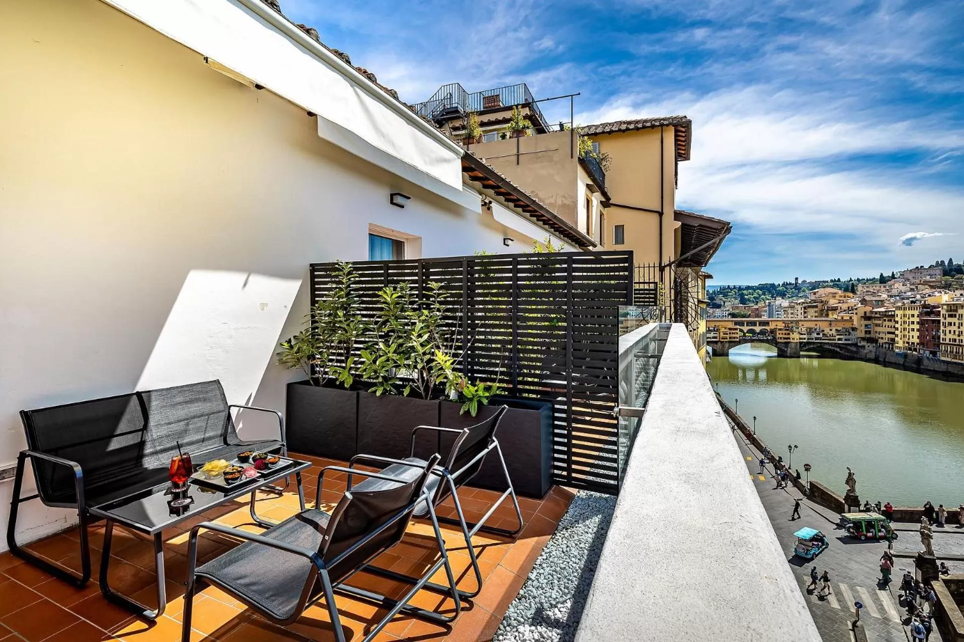 Balcony/Terrace in Palazzo Alfieri - Place of Charme