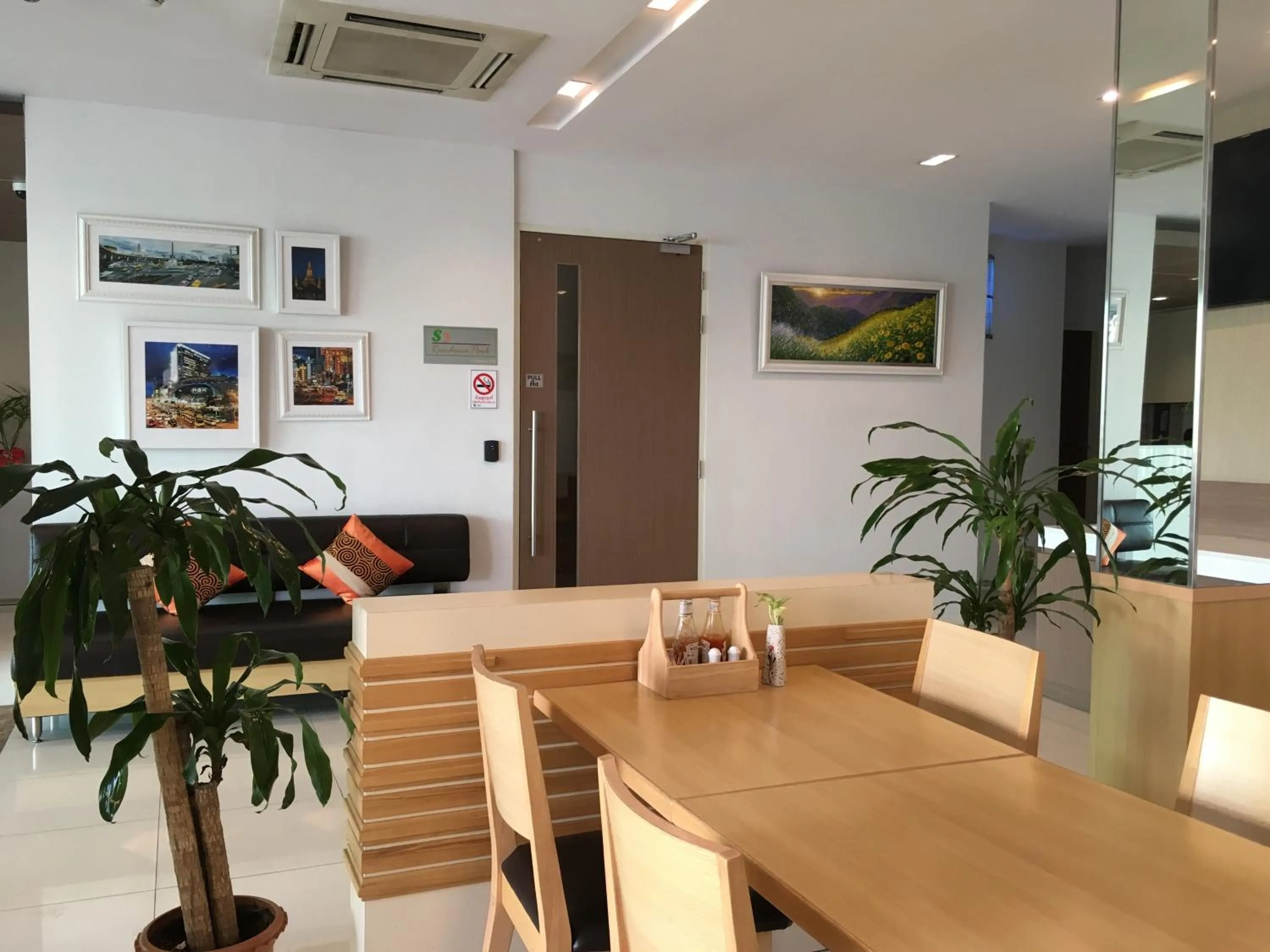 Seating area in S3 Residence Park