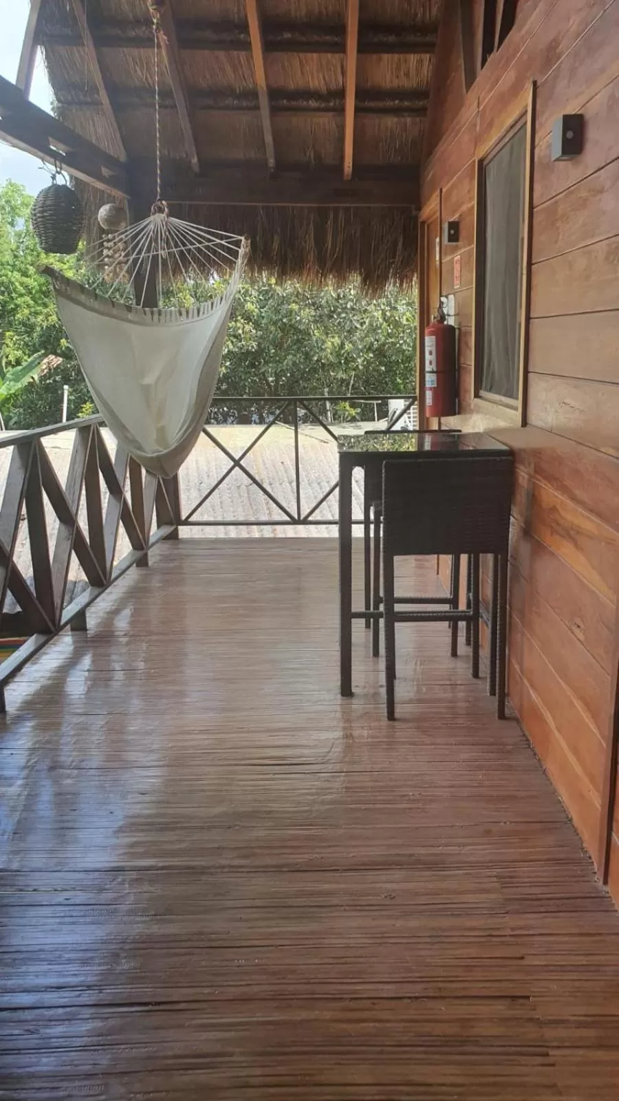 Balcony/Terrace in Cabañas Colibrí