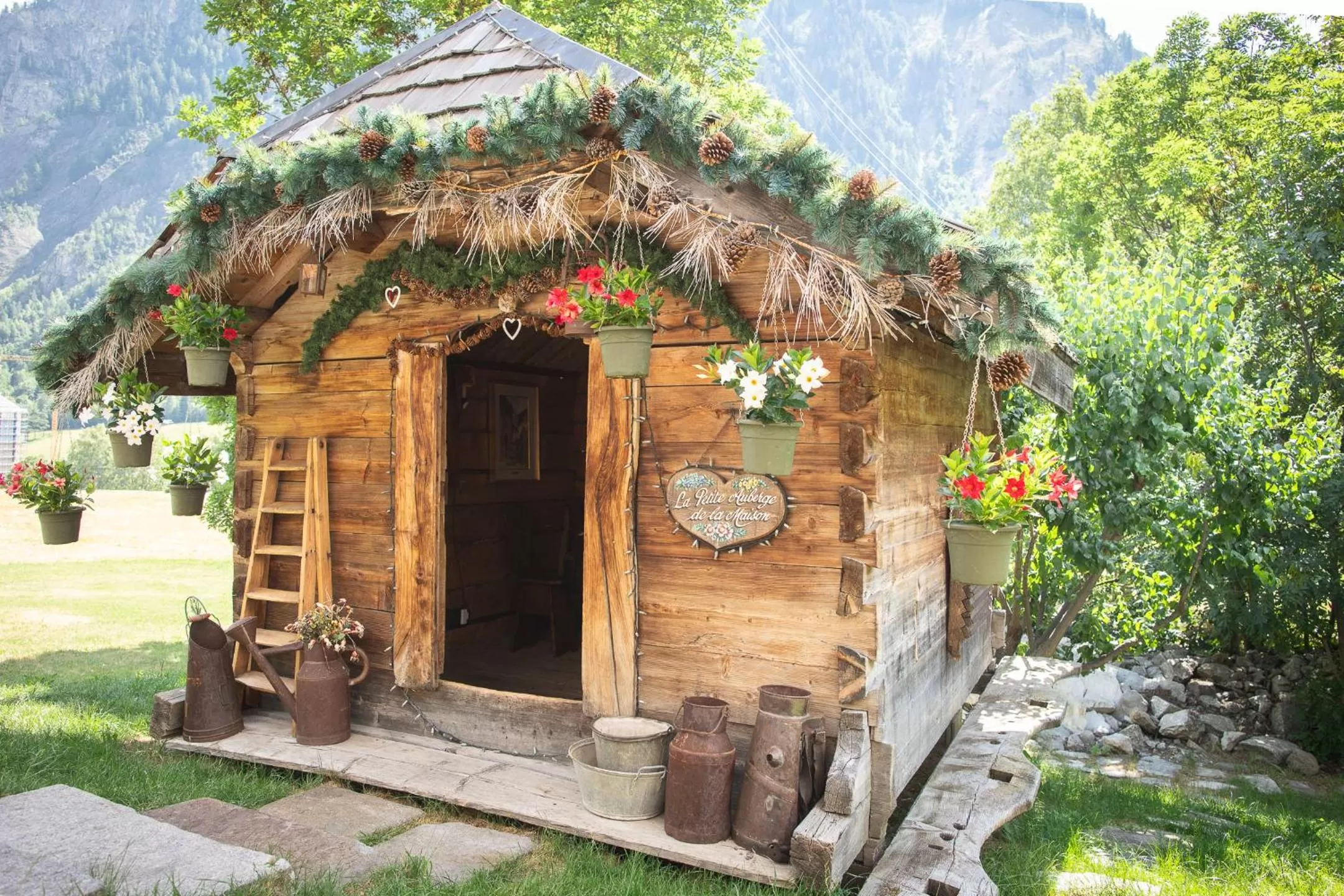 Garden in Auberge de La Maison