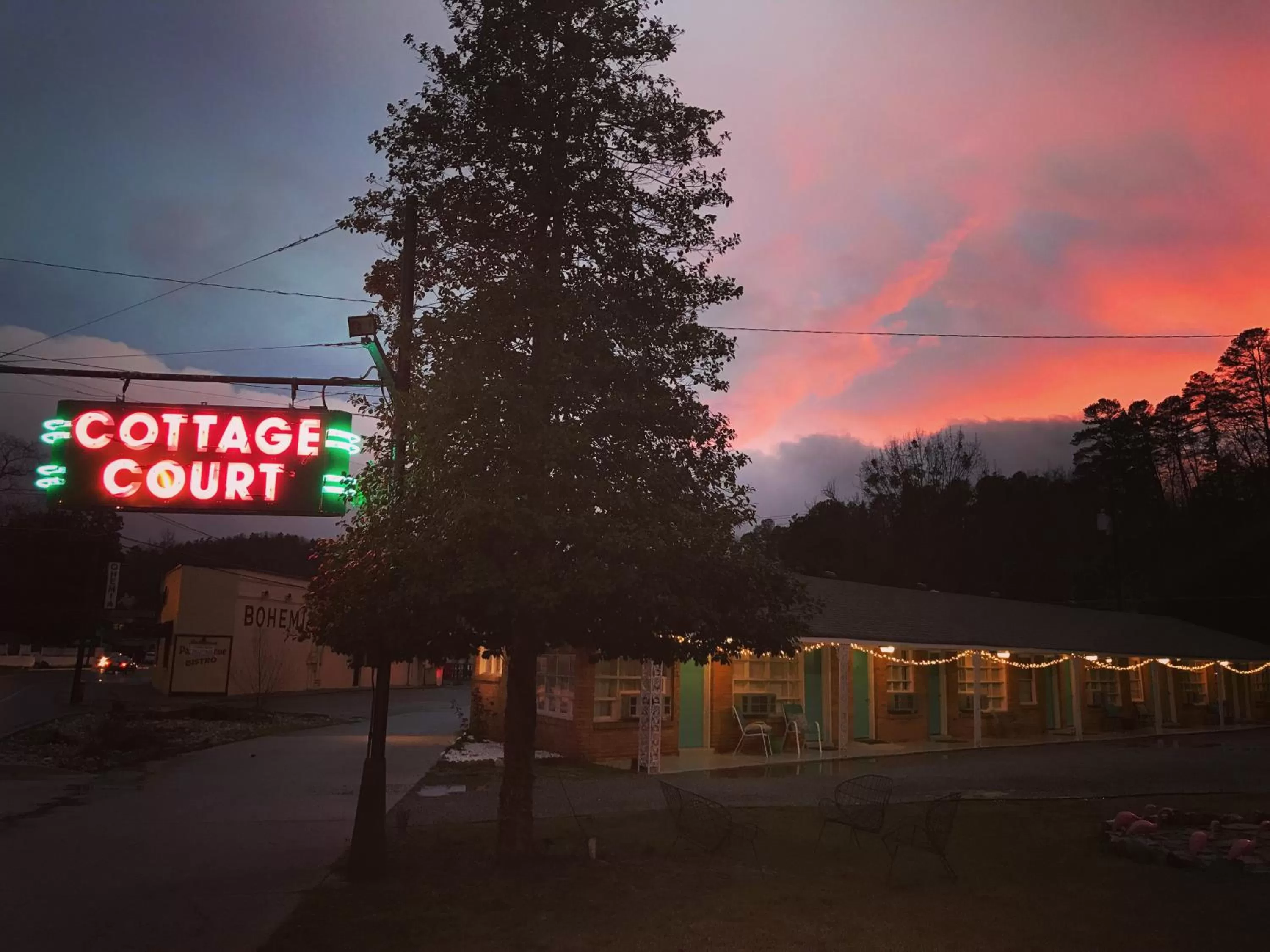 Property Building in Dame Fortune's Cottage Court