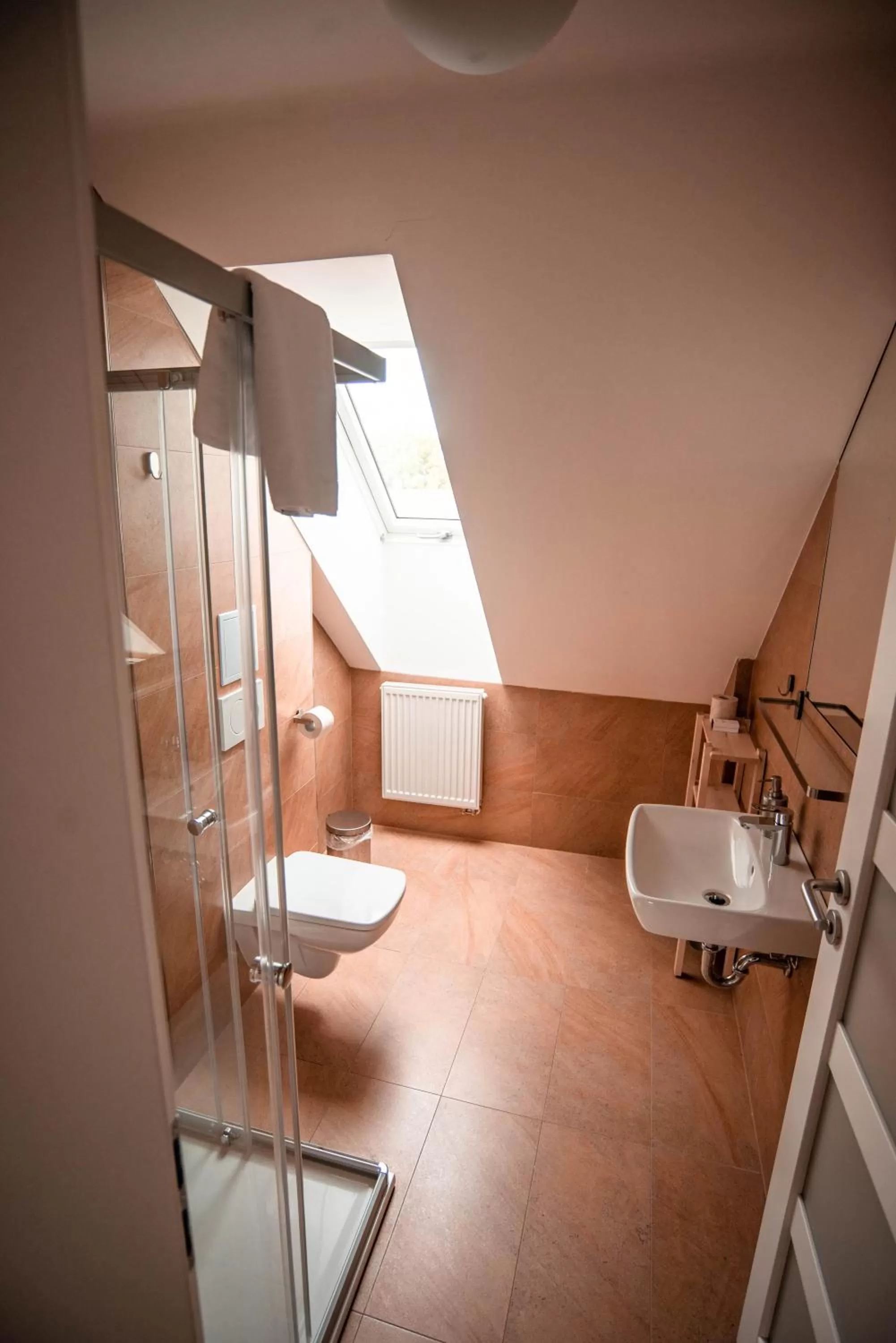 Bathroom in Penzion Panský dvůr Telč