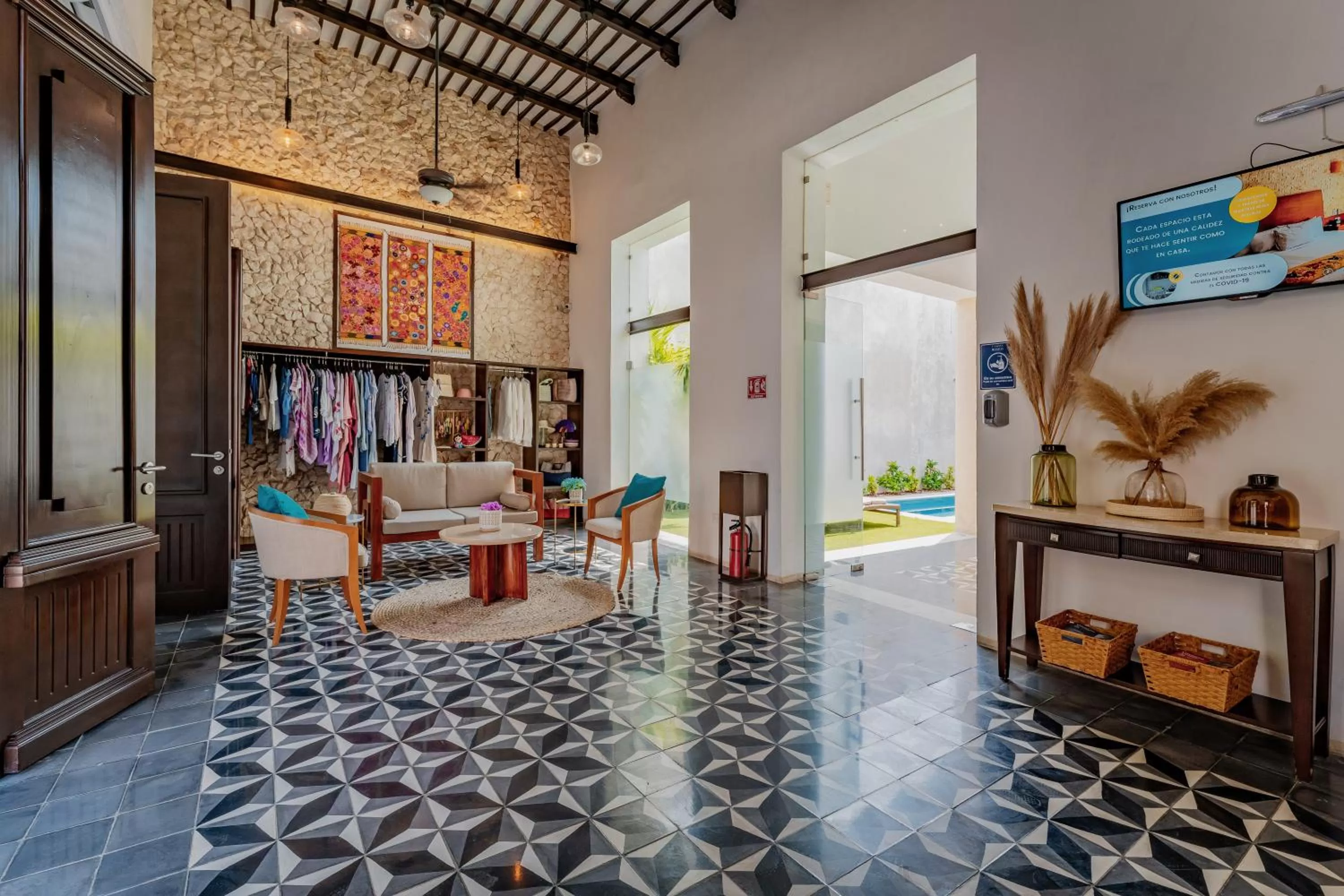 Lobby or reception in Casona Las Tres Marías - Hotel Only adults