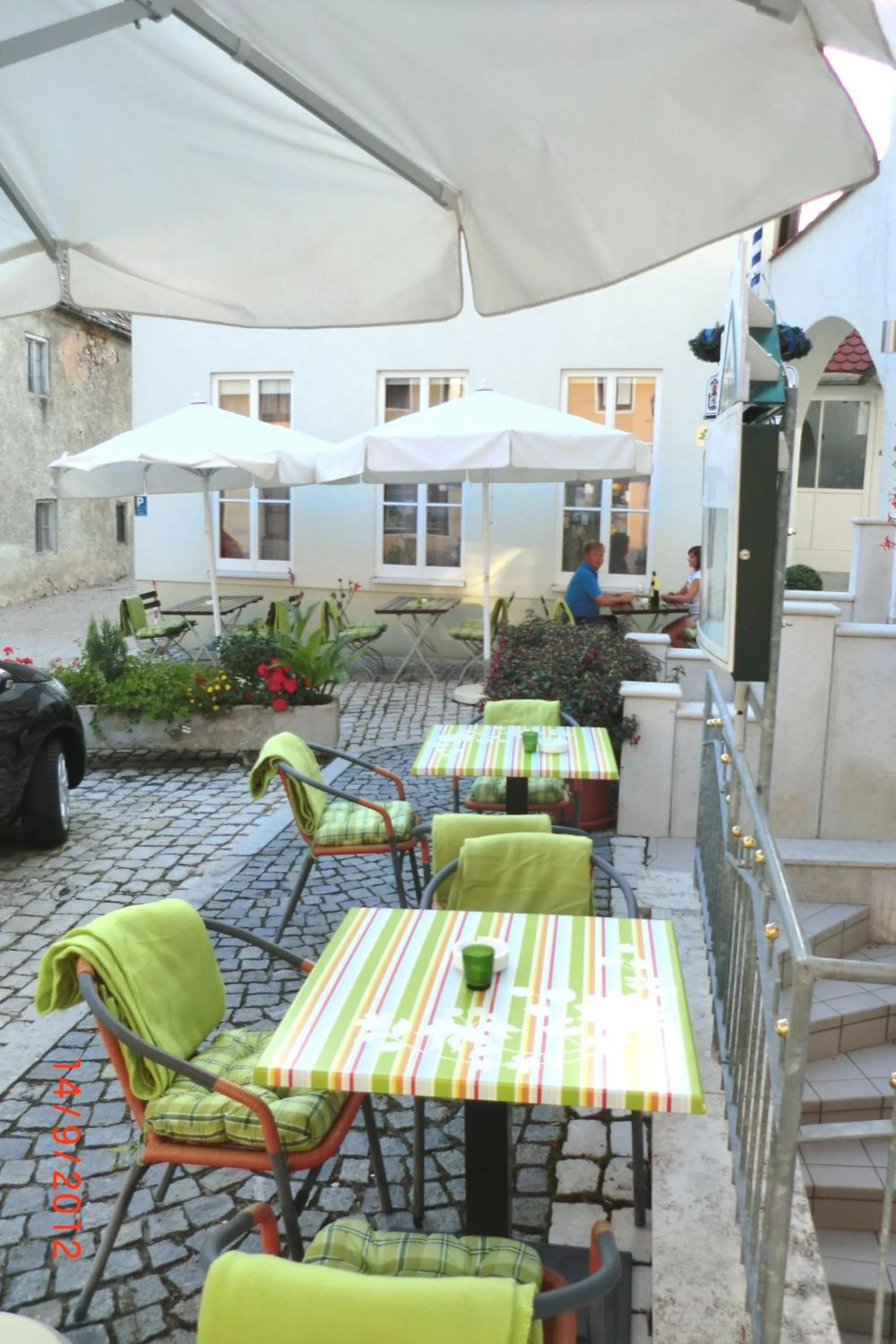 Patio in Landhotel Weißer Hahn