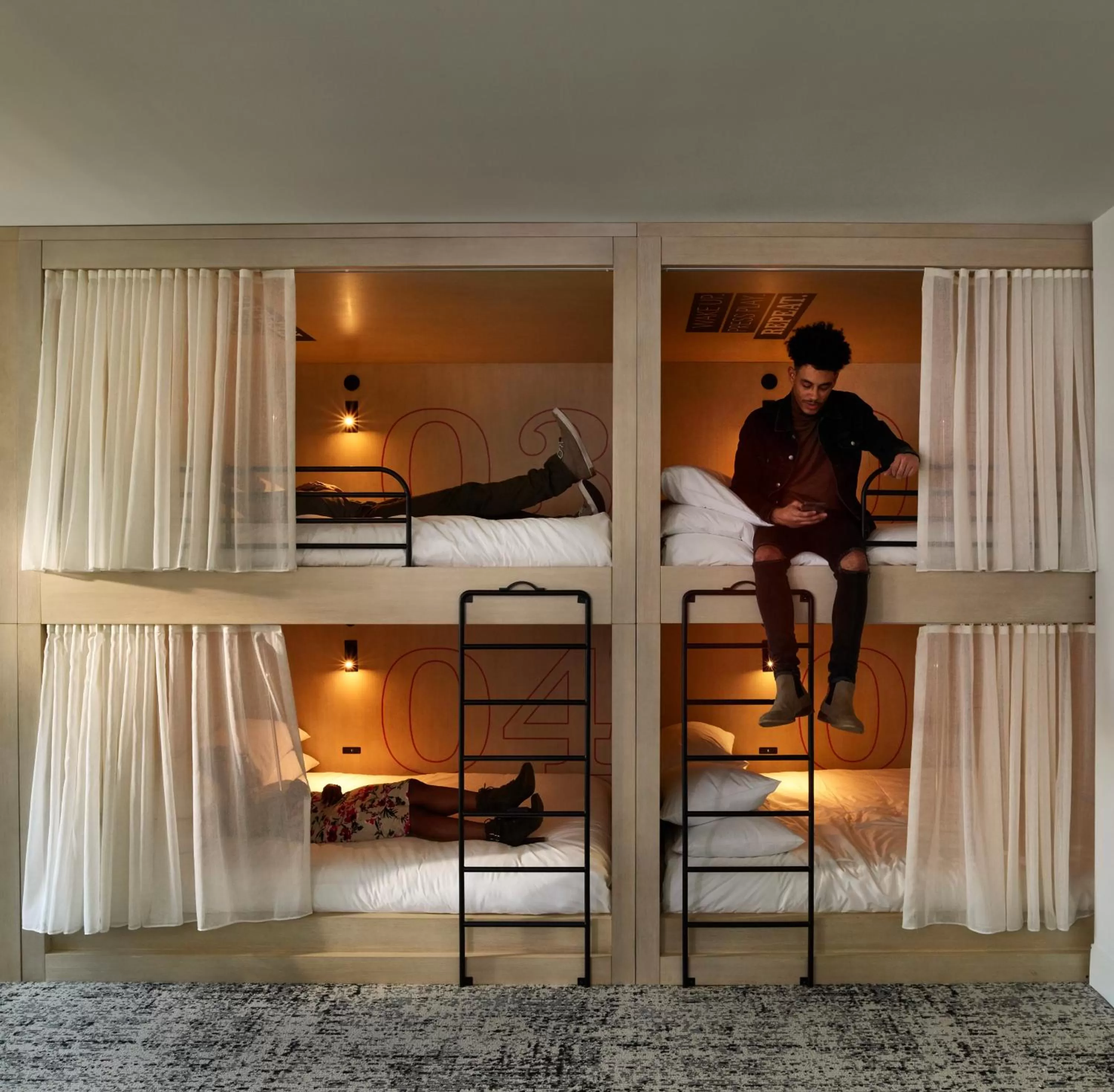 bunk bed, Bed in Reverb by Hard Rock Atlanta Downtown