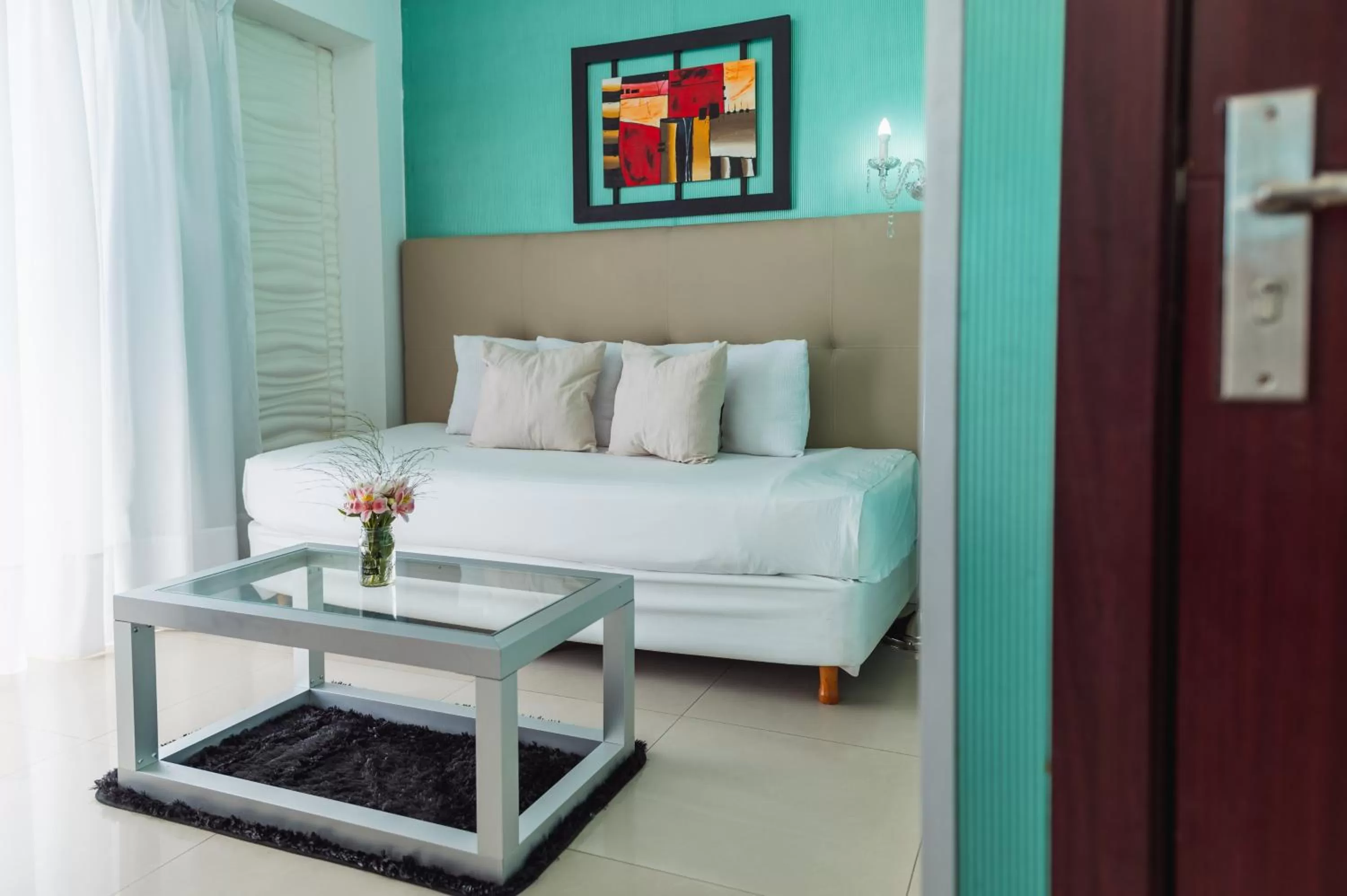 Bed in Ker Urquiza Hotel