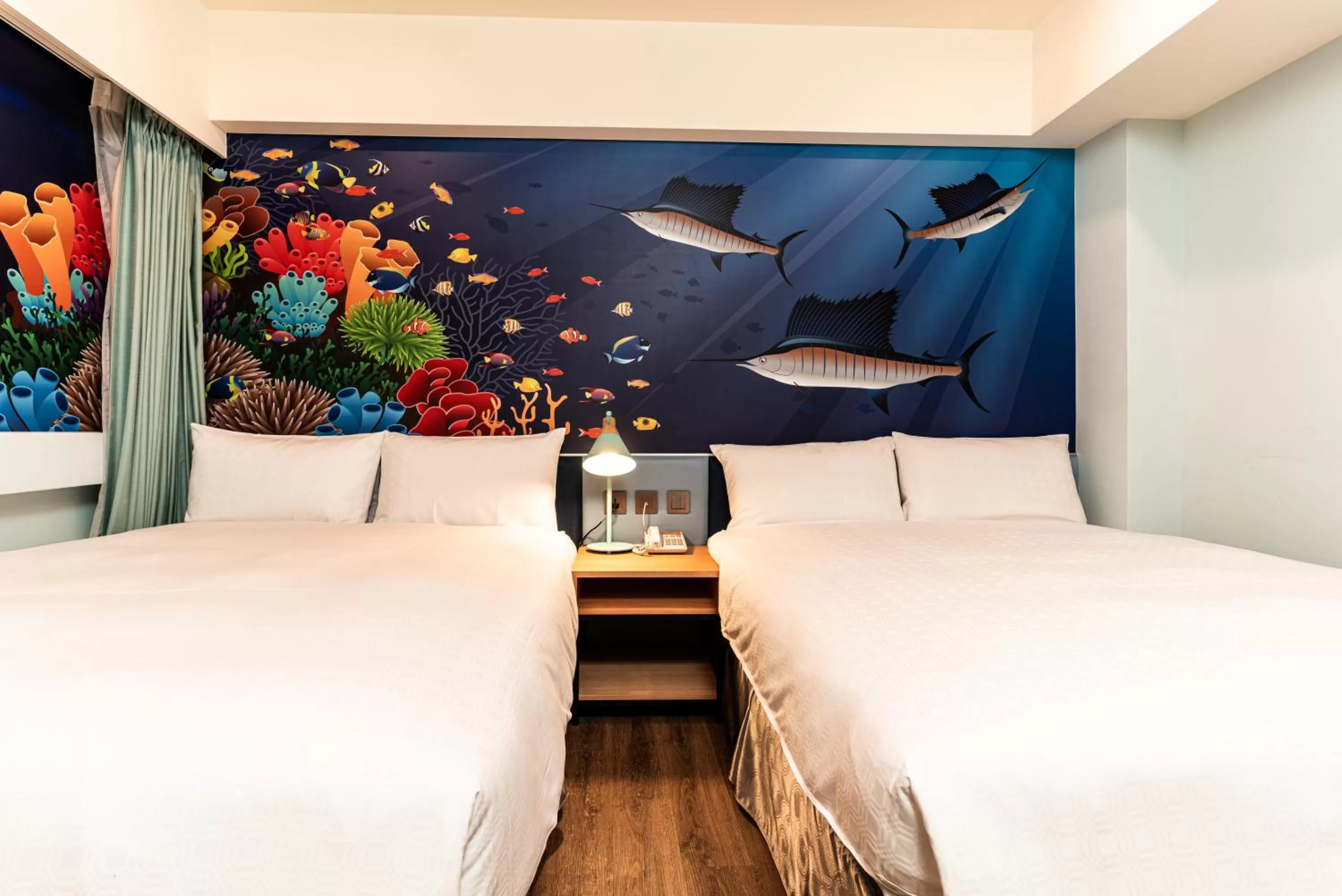 Bed in Fish Hotel Kaohsiung