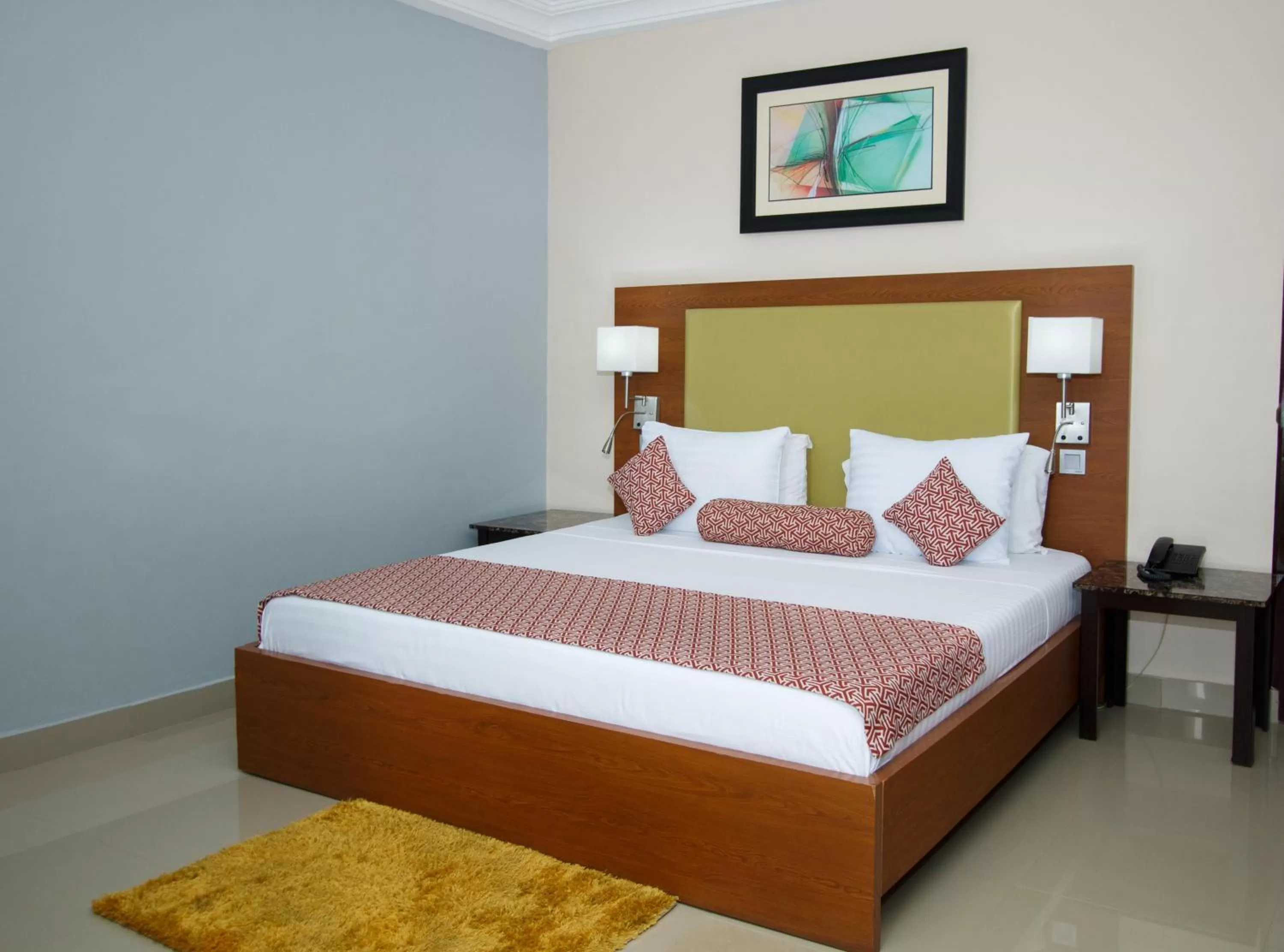 Bed in Prestige Suites