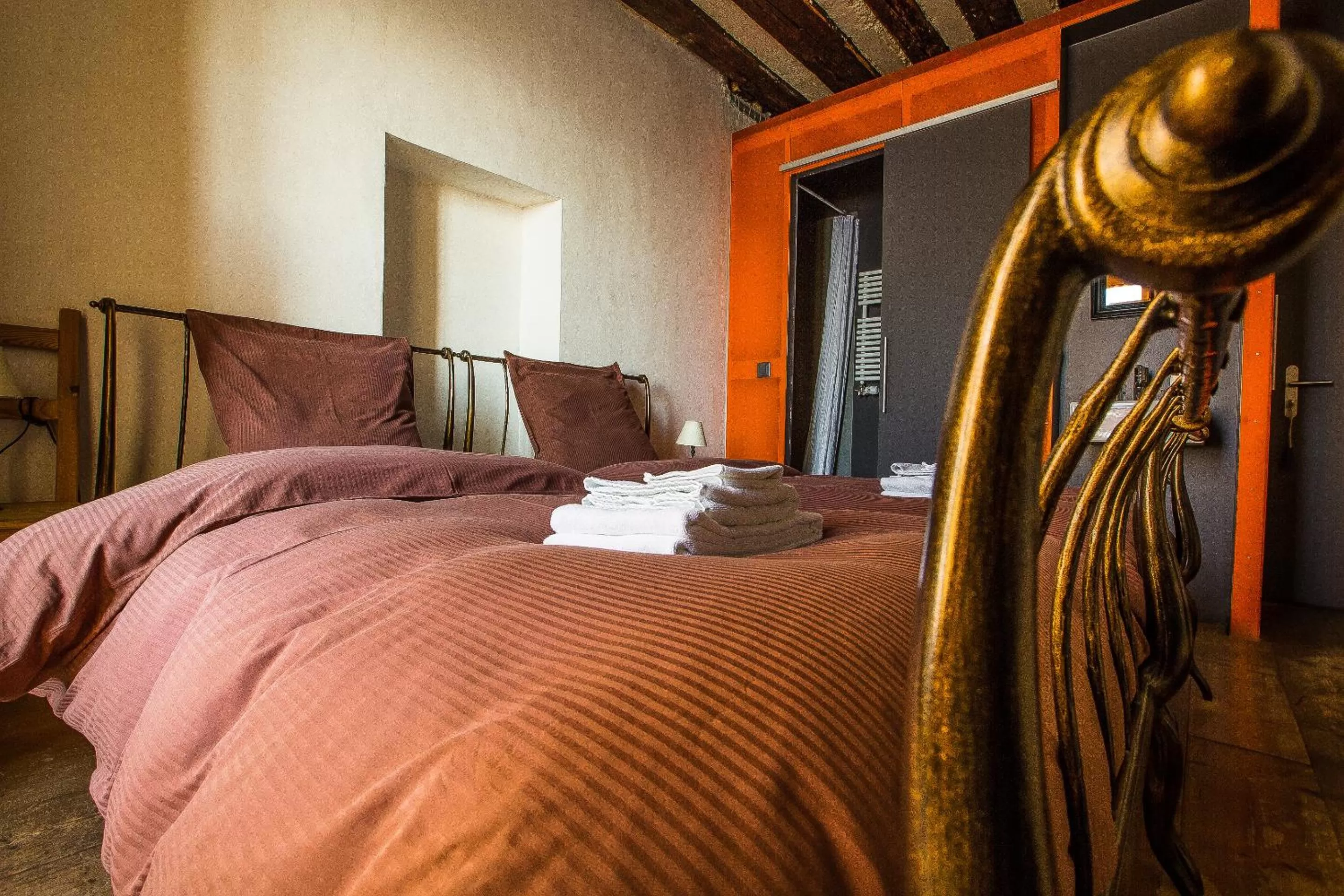 Decorative detail, Bed in La Grande Maison