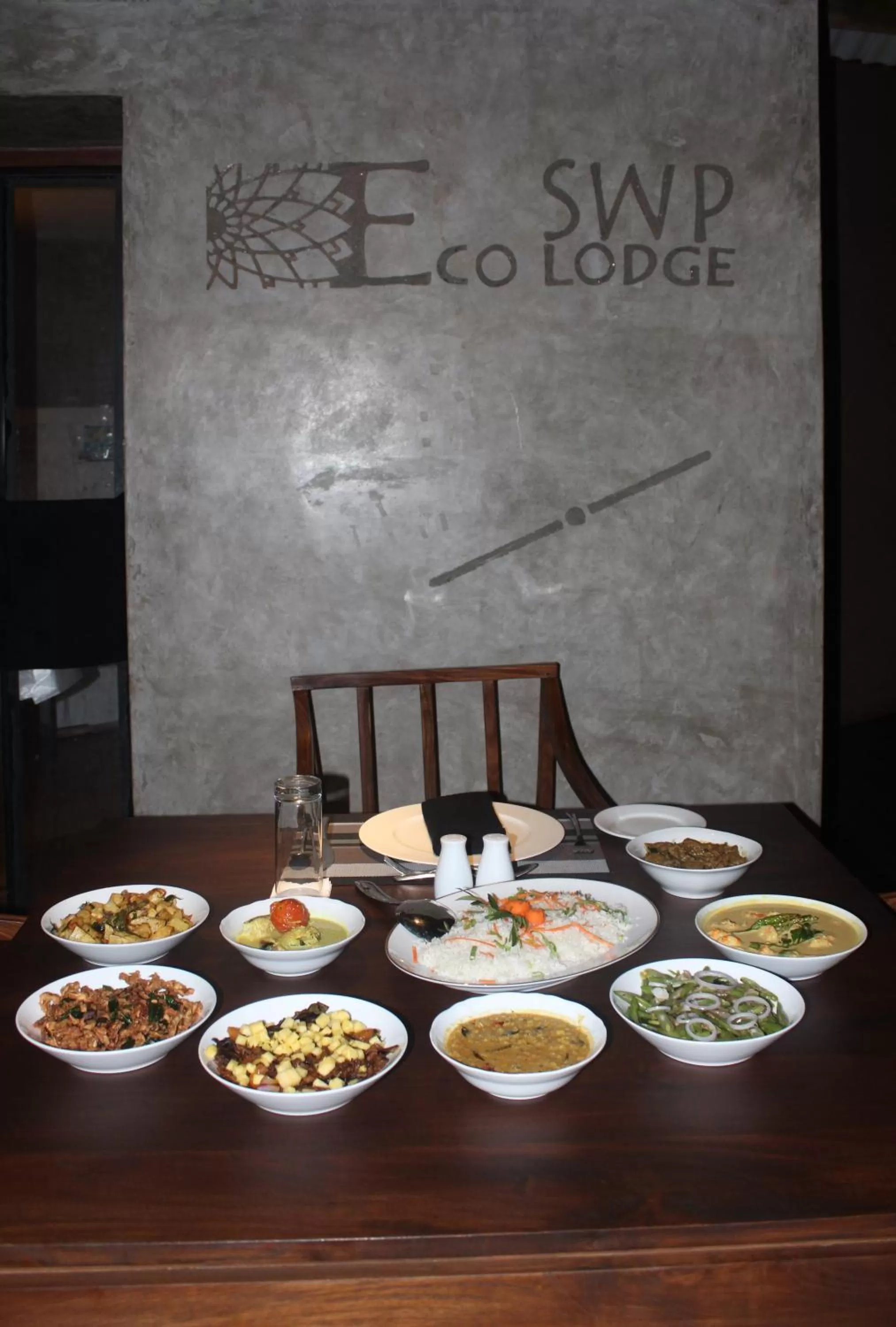Food in SWP Eco Lodge, Kandy