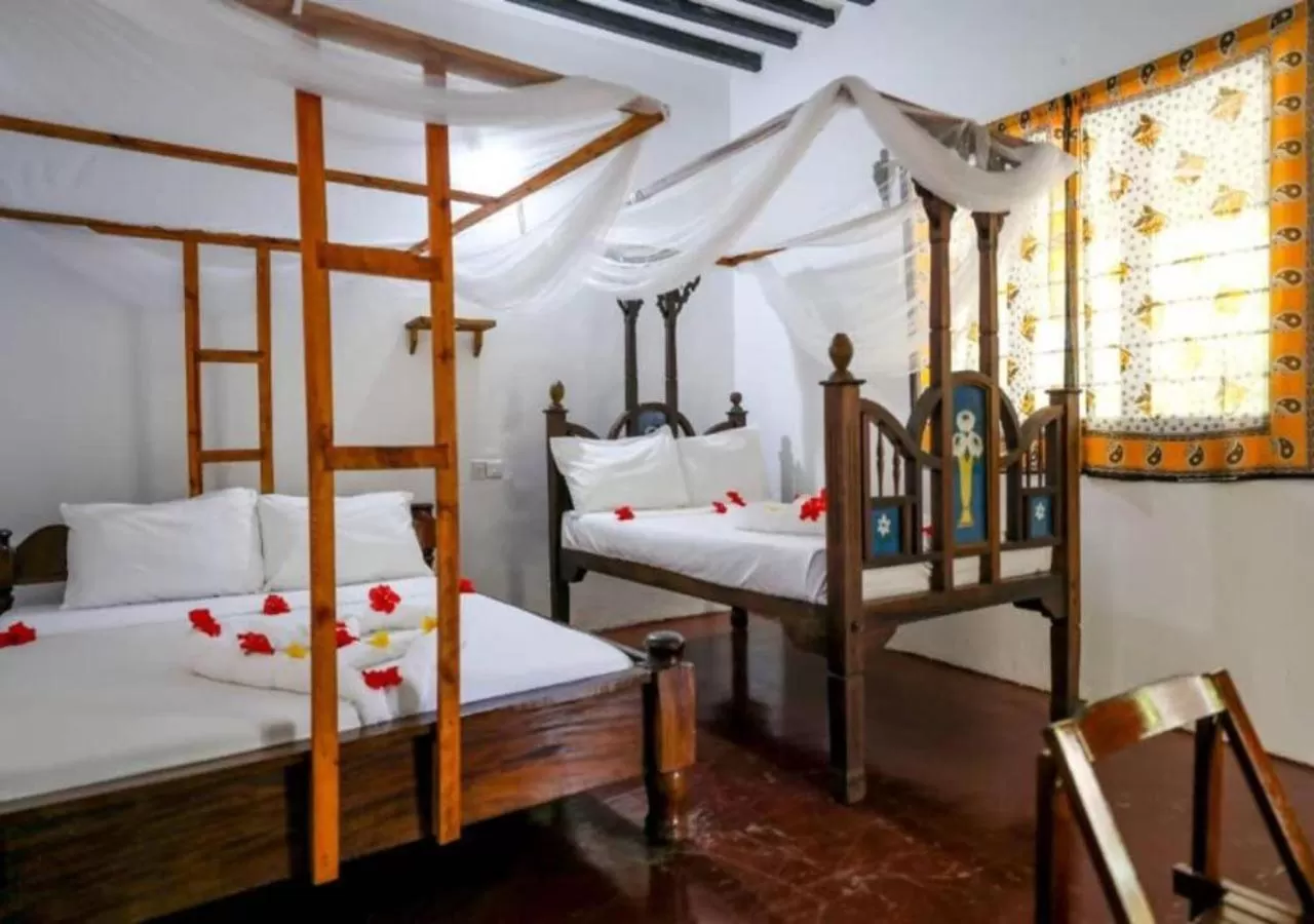 Bed, Bunk Bed in Mobydick Bungalow Nungwi