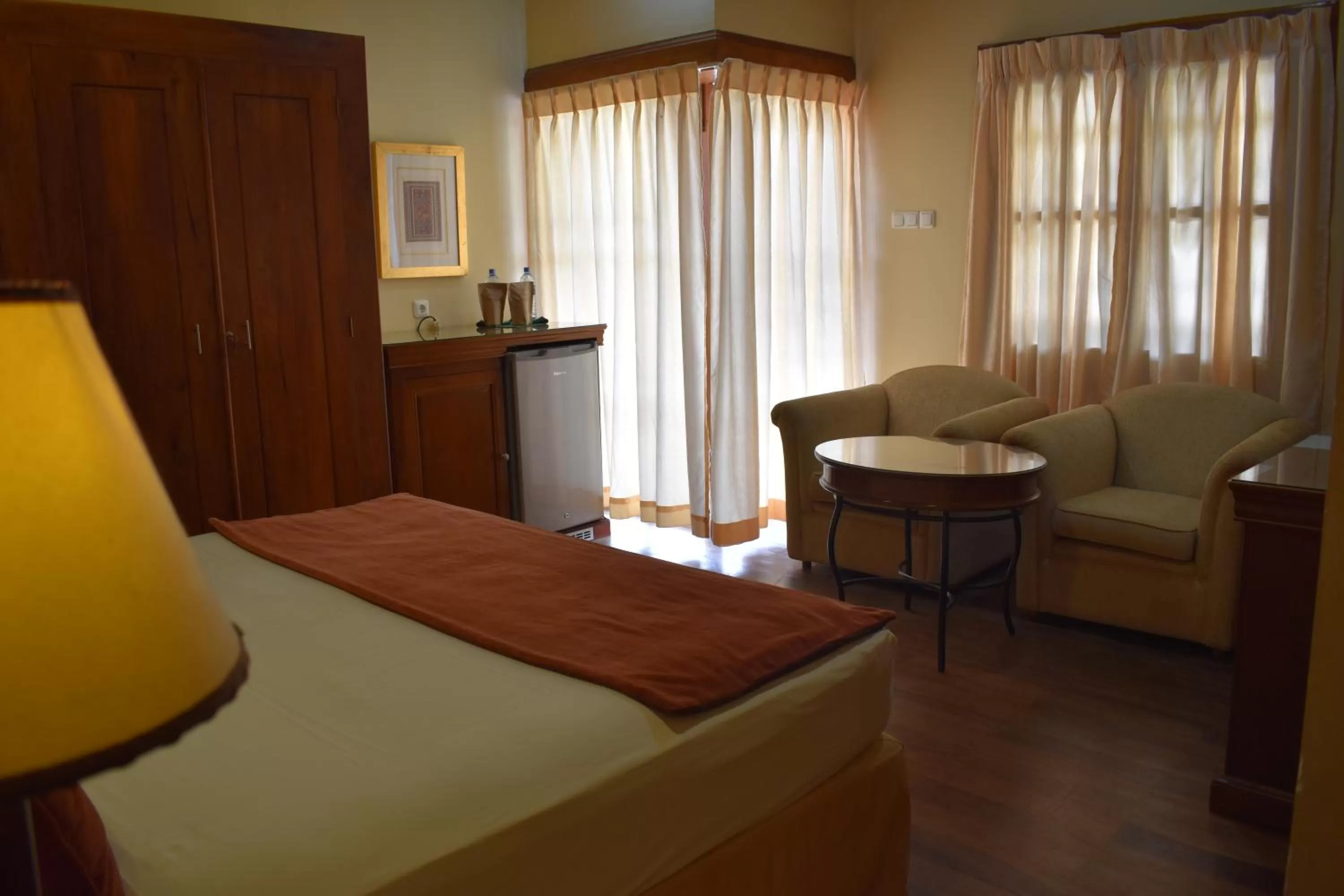 Bed in Hotel 4 U Saliya Garden